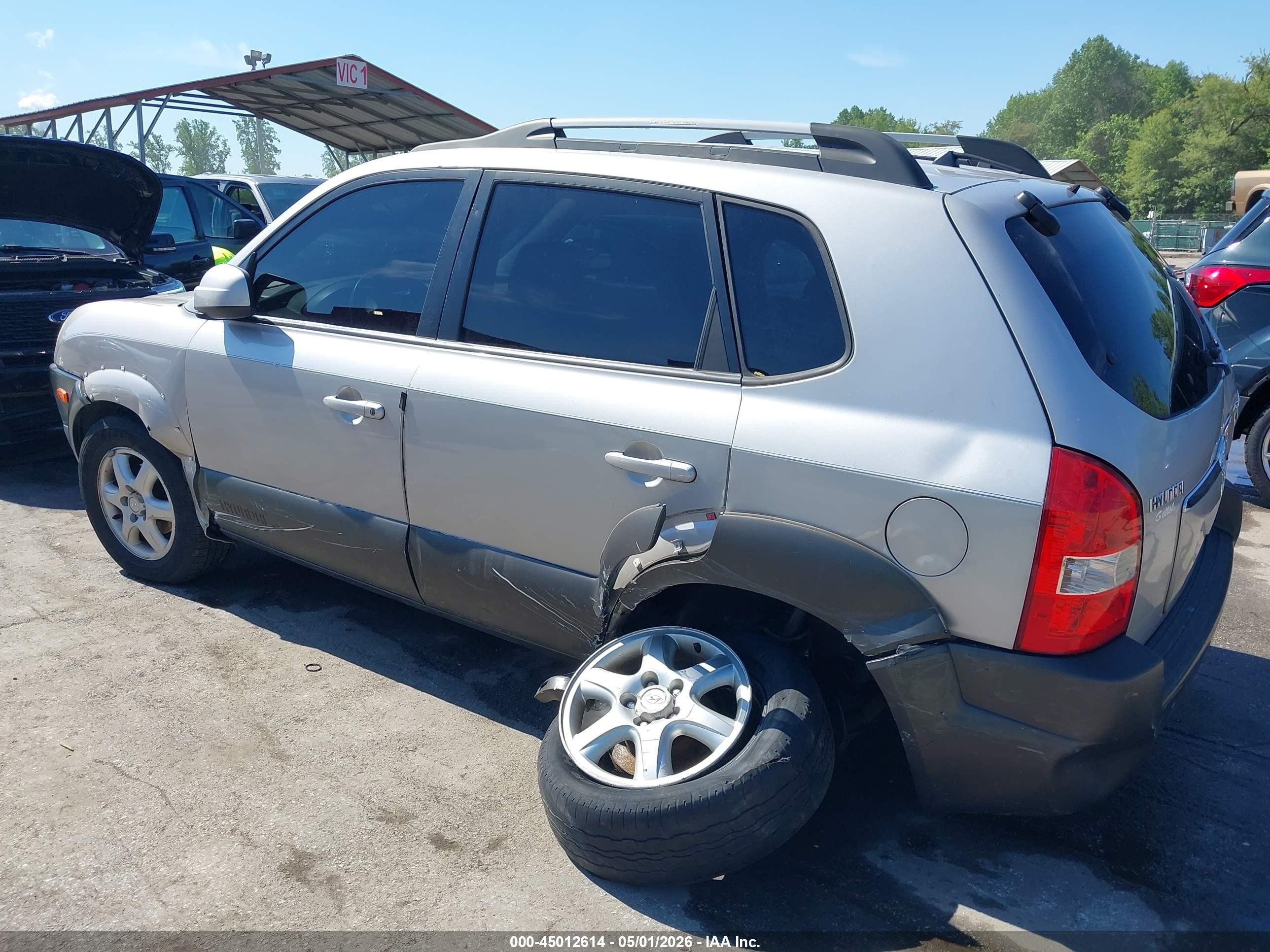 2005 Hyundai Tucson Gls/lx Серебряный vin: KM8JN12D95U044800