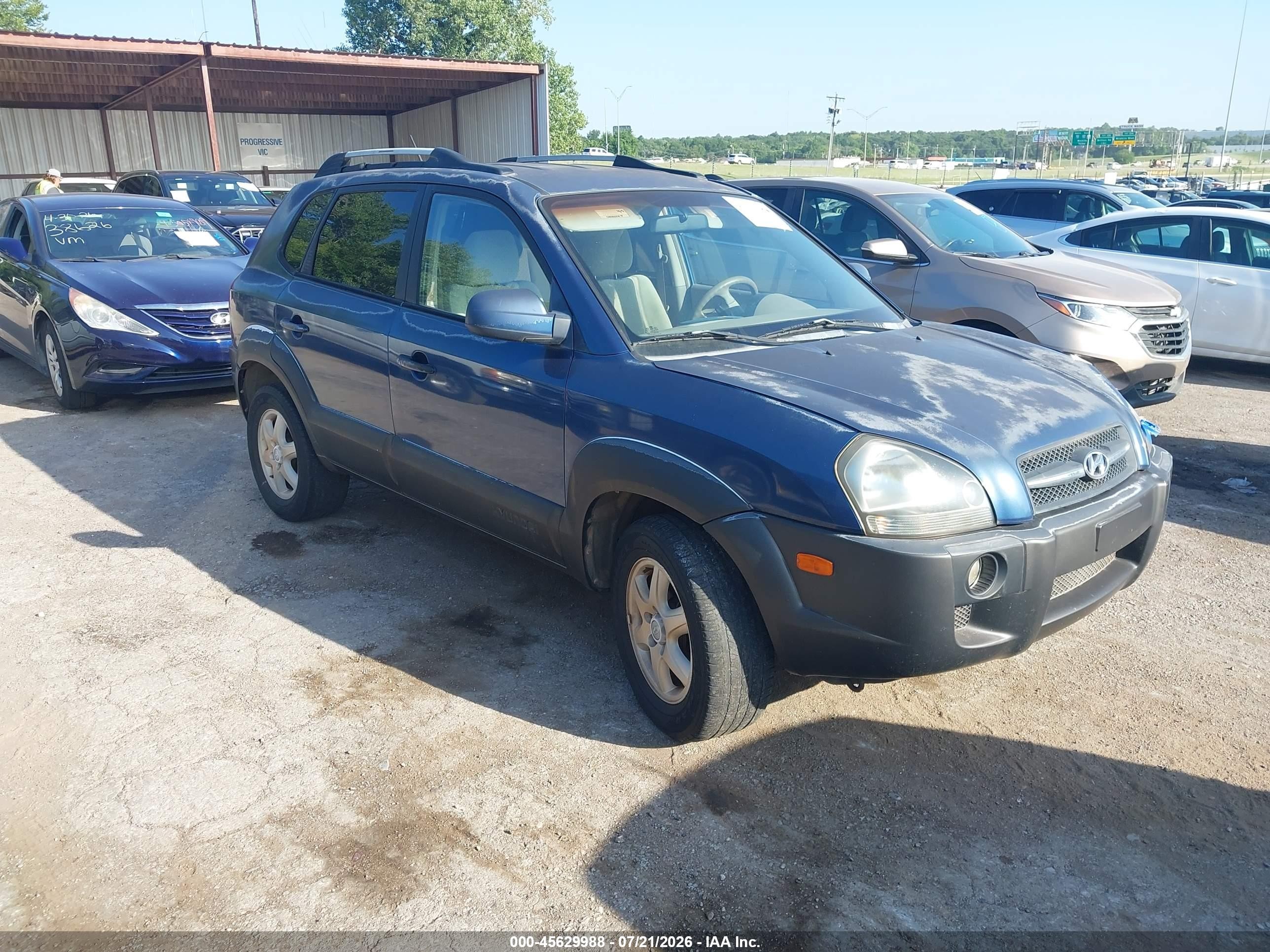 2005 Hyundai Tucson Gls/lx Gray vin: KM8JN12D95U063248