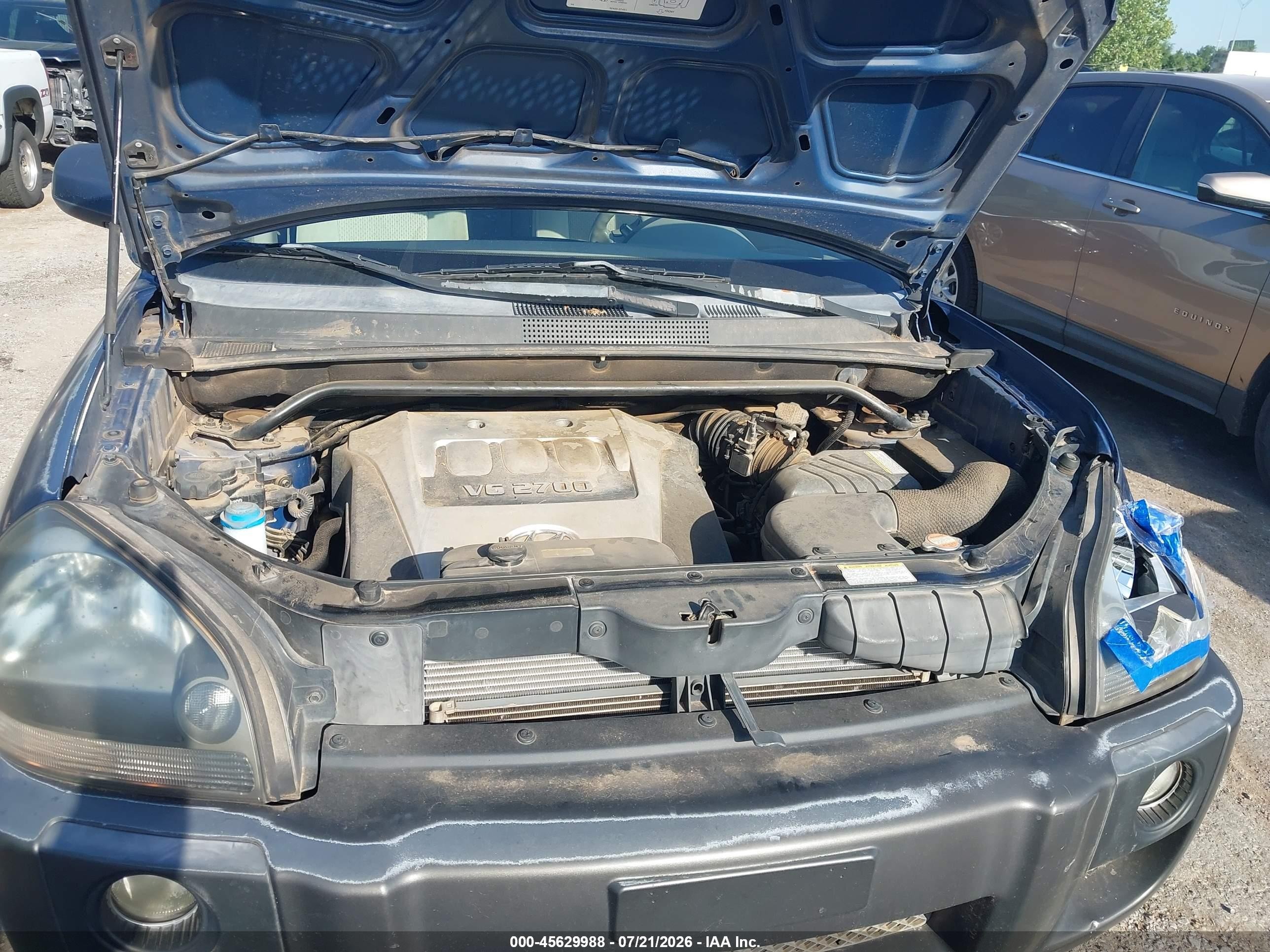 2005 Hyundai Tucson Gls/lx Серый vin: KM8JN12D95U063248