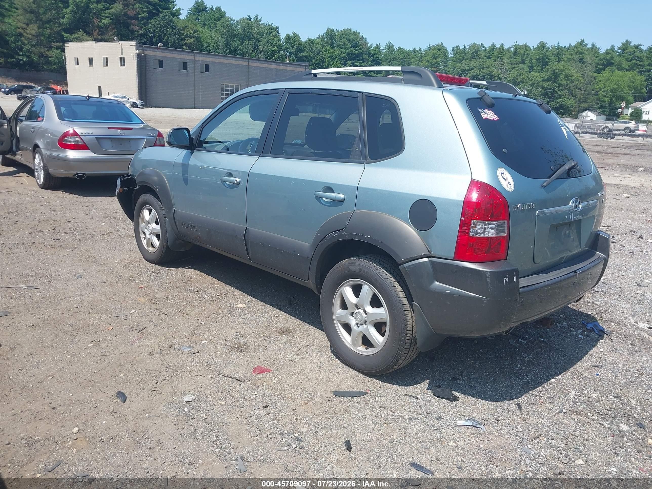 2005 Hyundai Tucson Gls/lx Blue vin: KM8JN12D95U171417