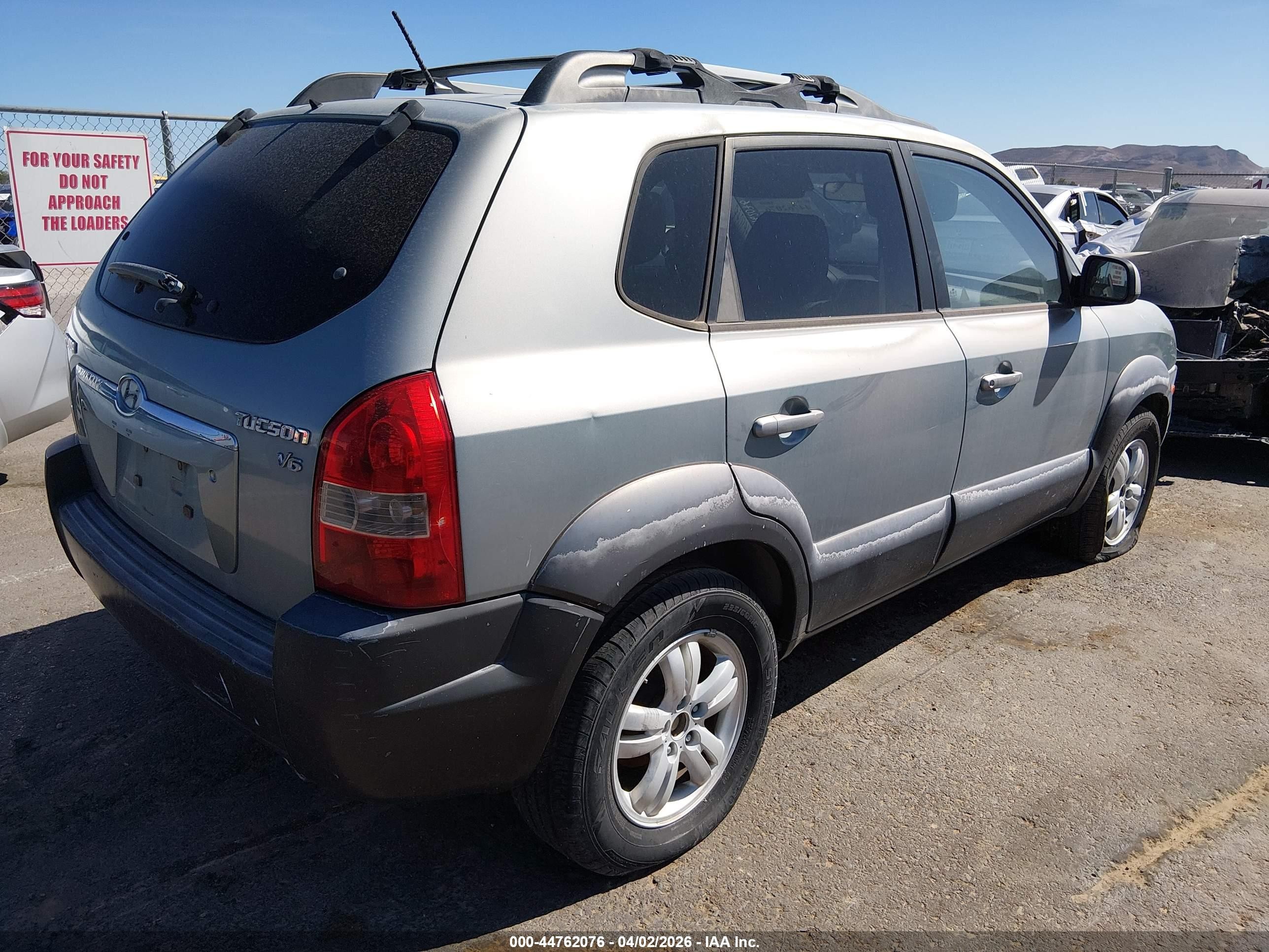 2006 Hyundai Tucson Gls/limited Light Blue vin: KM8JN12D96U359663