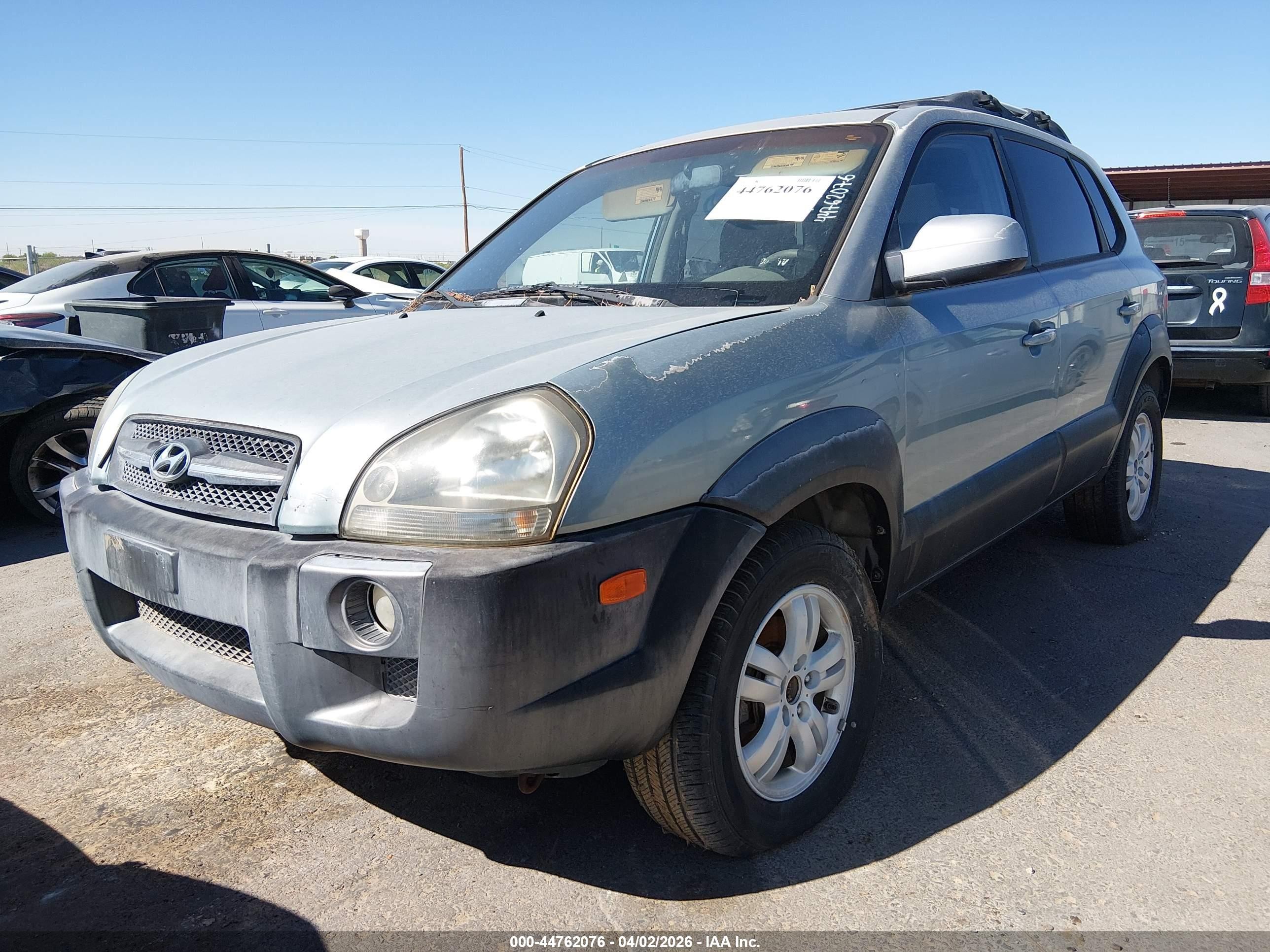 2006 Hyundai Tucson Gls/limited Light Blue vin: KM8JN12D96U359663