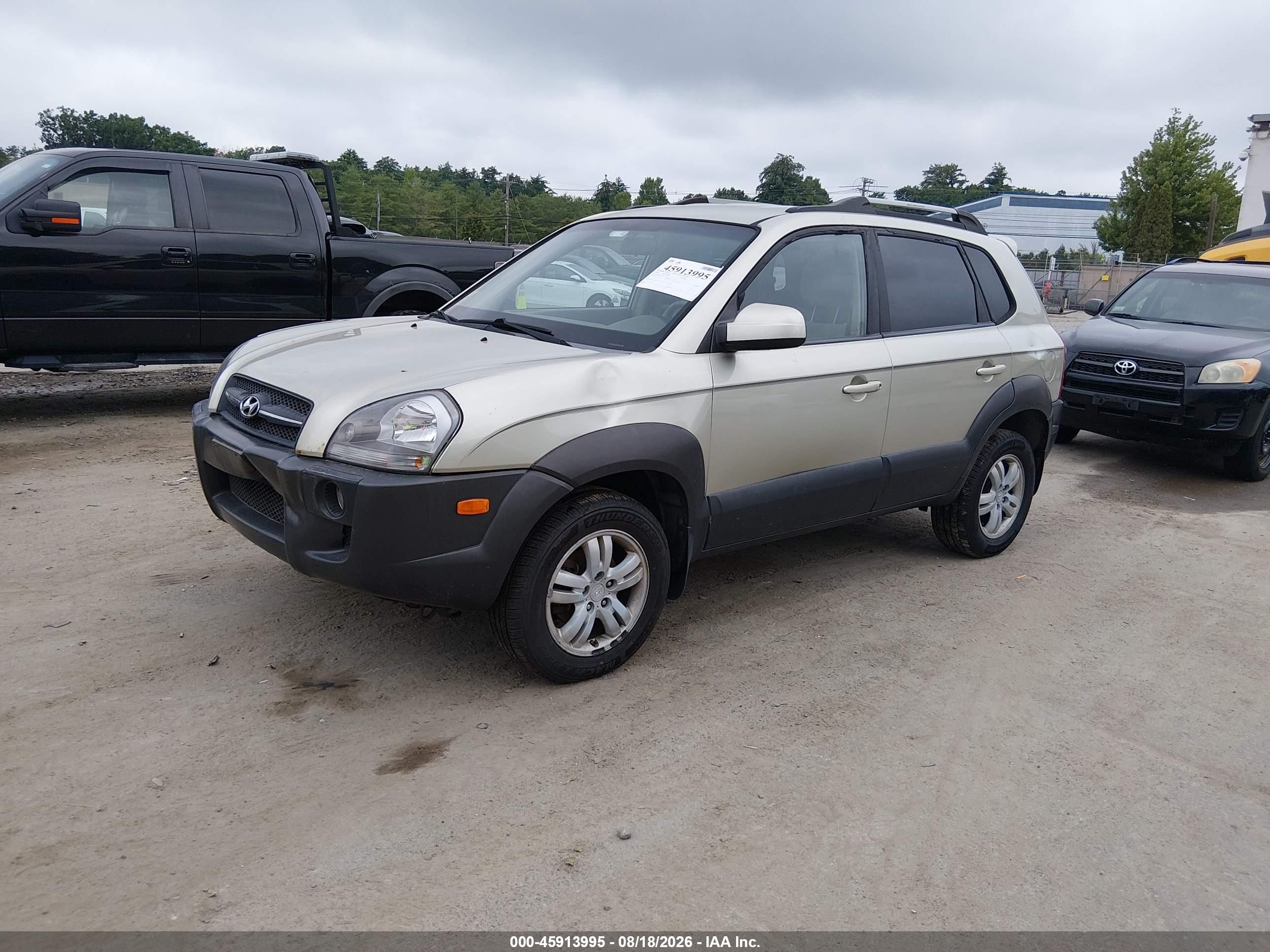 2006 Hyundai Tucson Gls/limited Tan vin: KM8JN12D96U372591