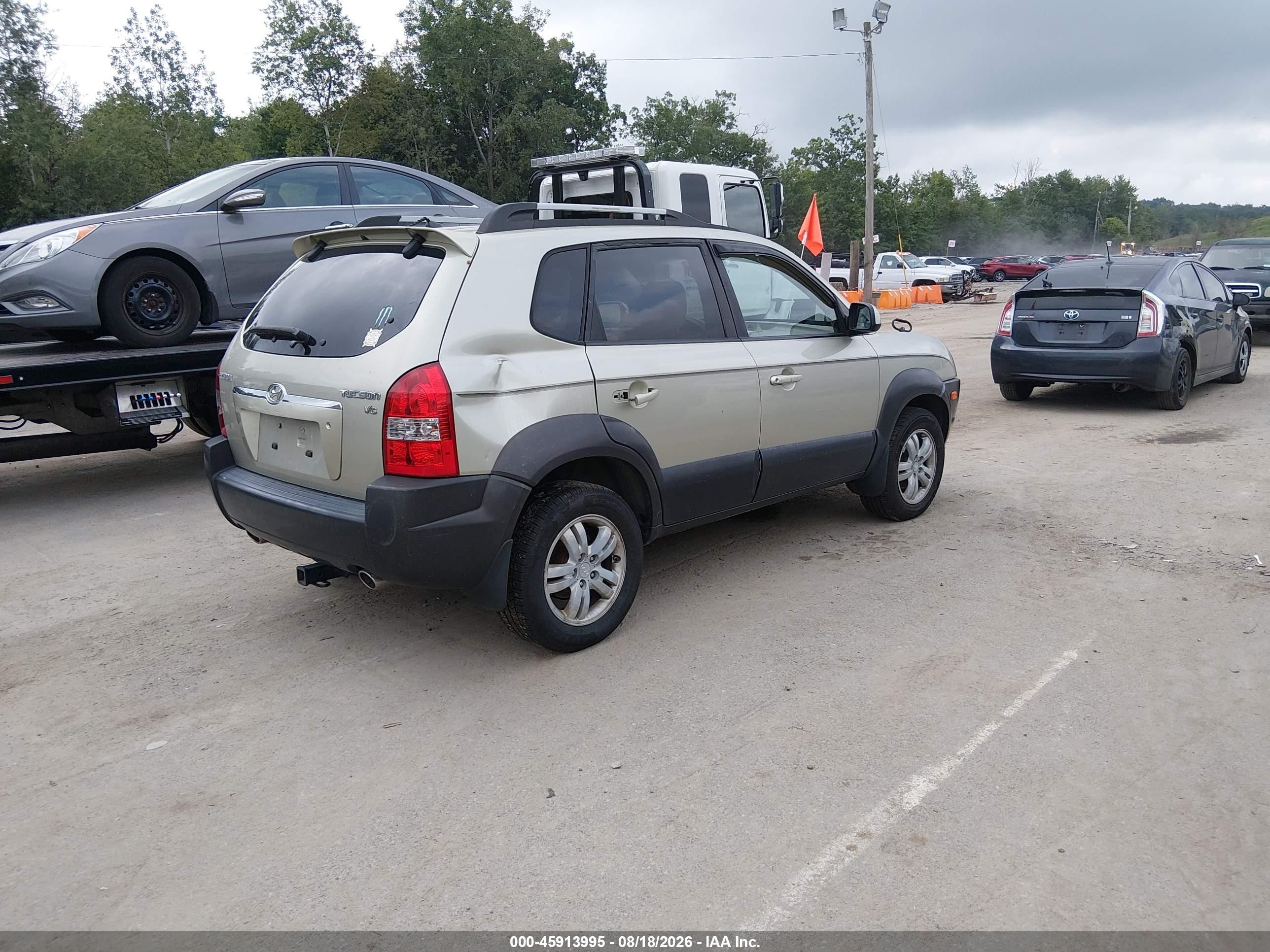 2006 Hyundai Tucson Gls/limited Tan vin: KM8JN12D96U372591