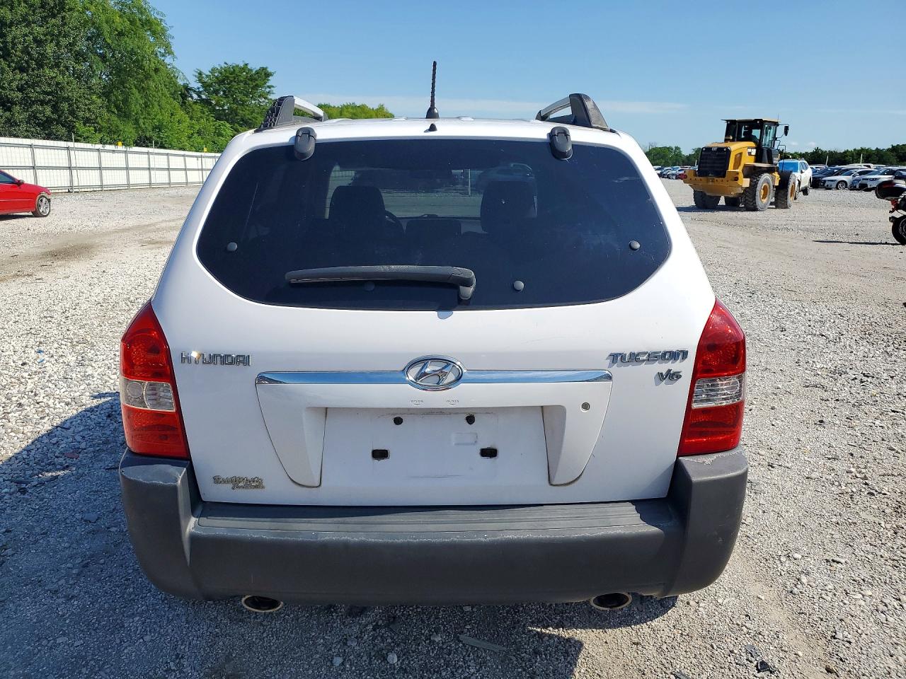 2007 Hyundai Tucson Se White vin: KM8JN12D97U494983