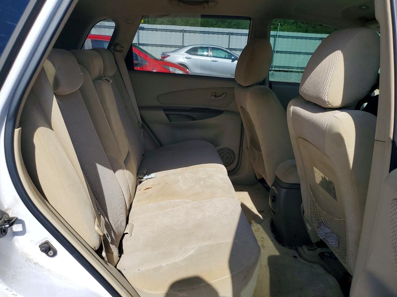 2007 Hyundai Tucson Se White vin: KM8JN12D97U494983