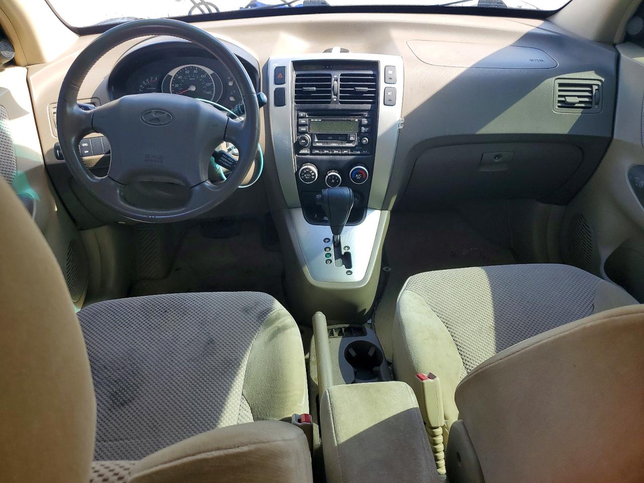 2007 Hyundai Tucson Se White vin: KM8JN12D97U494983