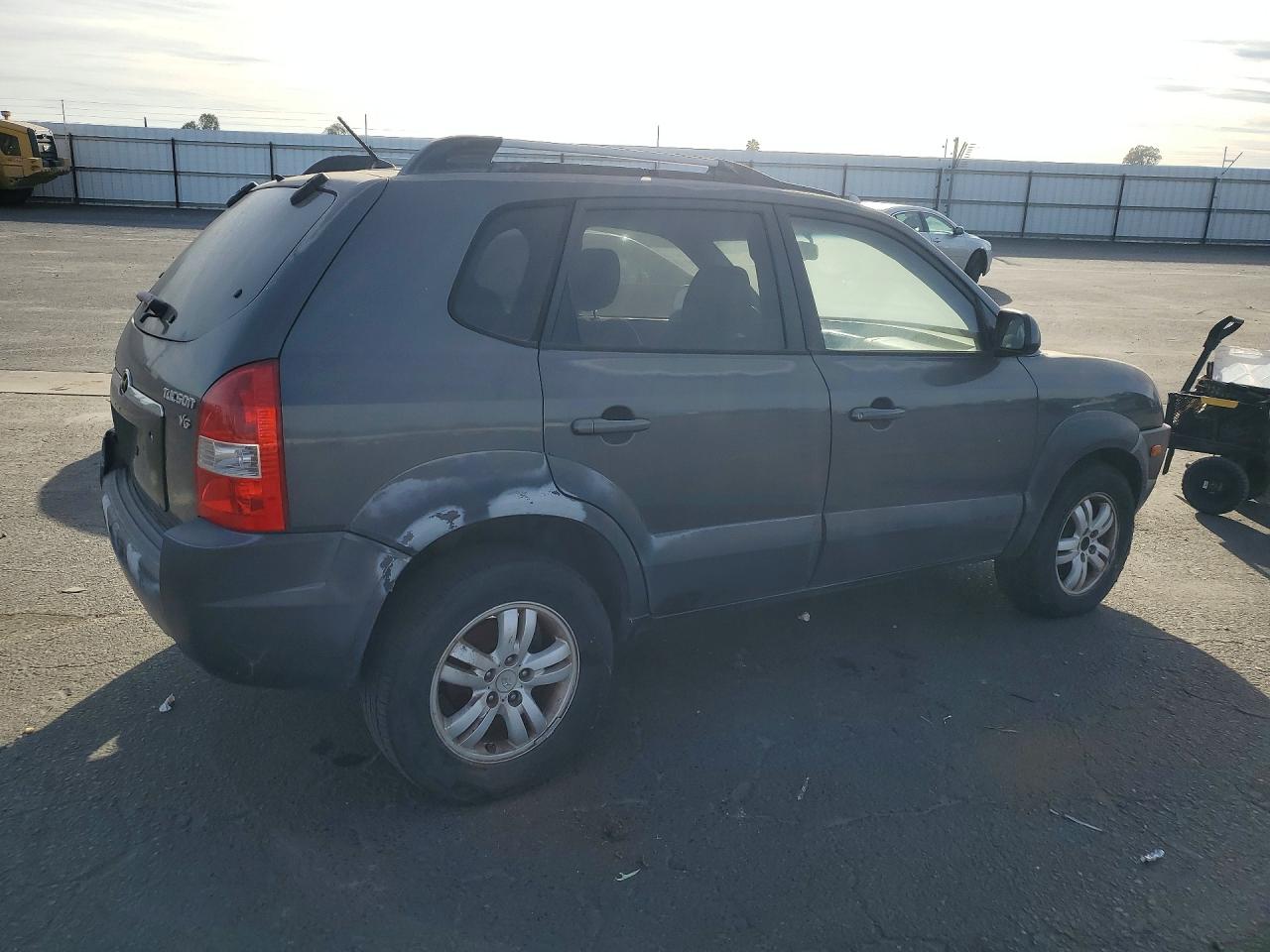 2007 Hyundai Tucson Se Gray vin: KM8JN12D97U522037
