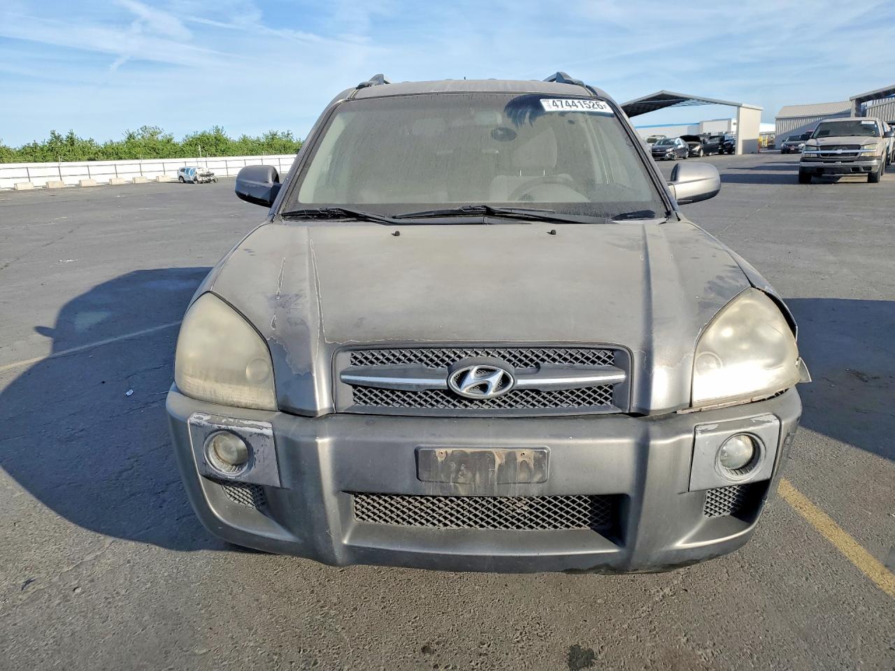 2007 Hyundai Tucson Se Gray vin: KM8JN12D97U522037