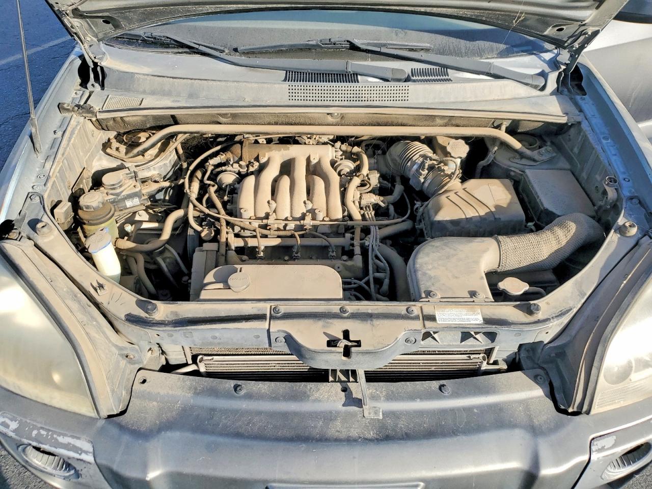 2007 Hyundai Tucson Se Gray vin: KM8JN12D97U522037