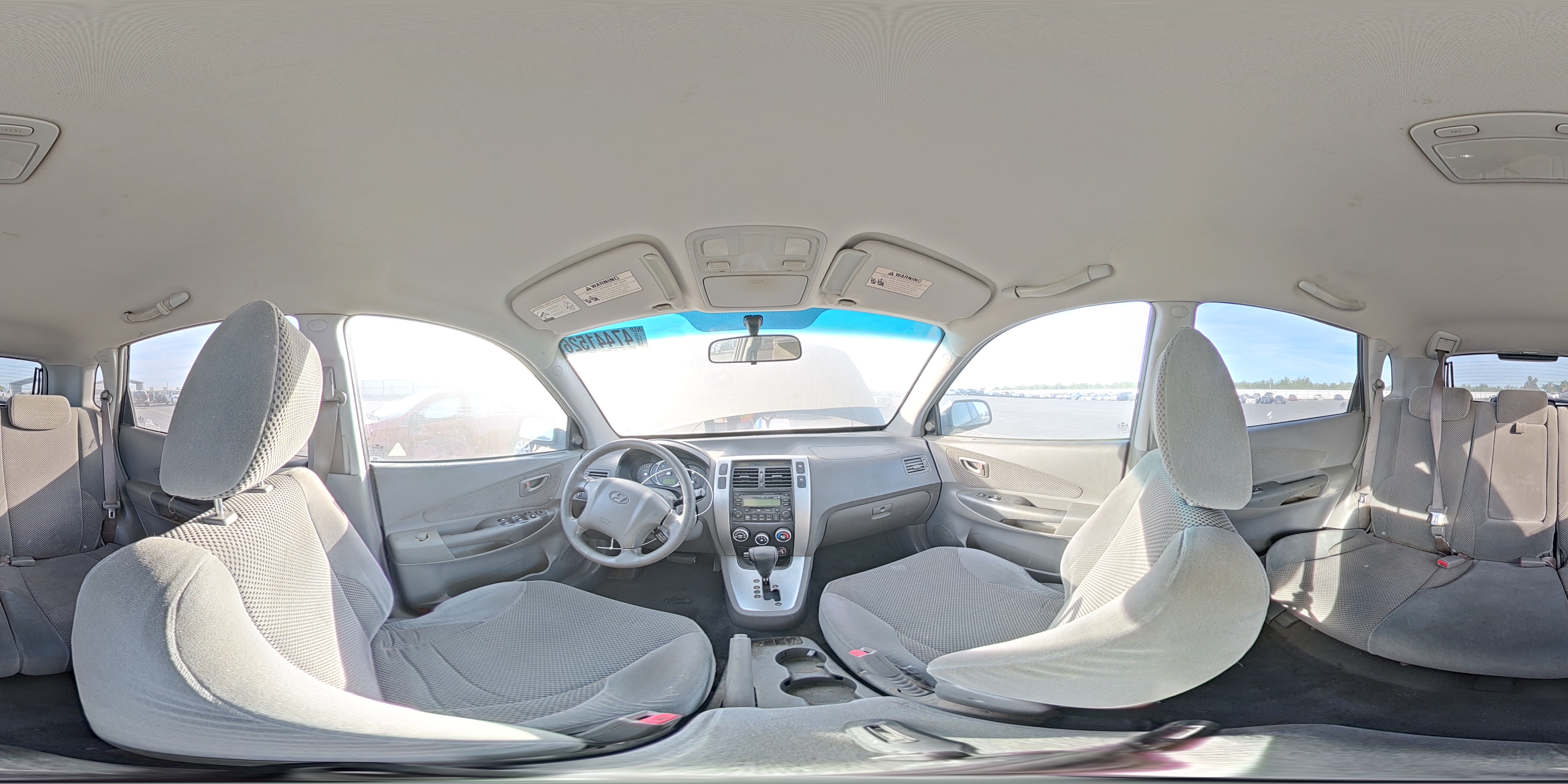 2007 Hyundai Tucson Se Gray vin: KM8JN12D97U522037