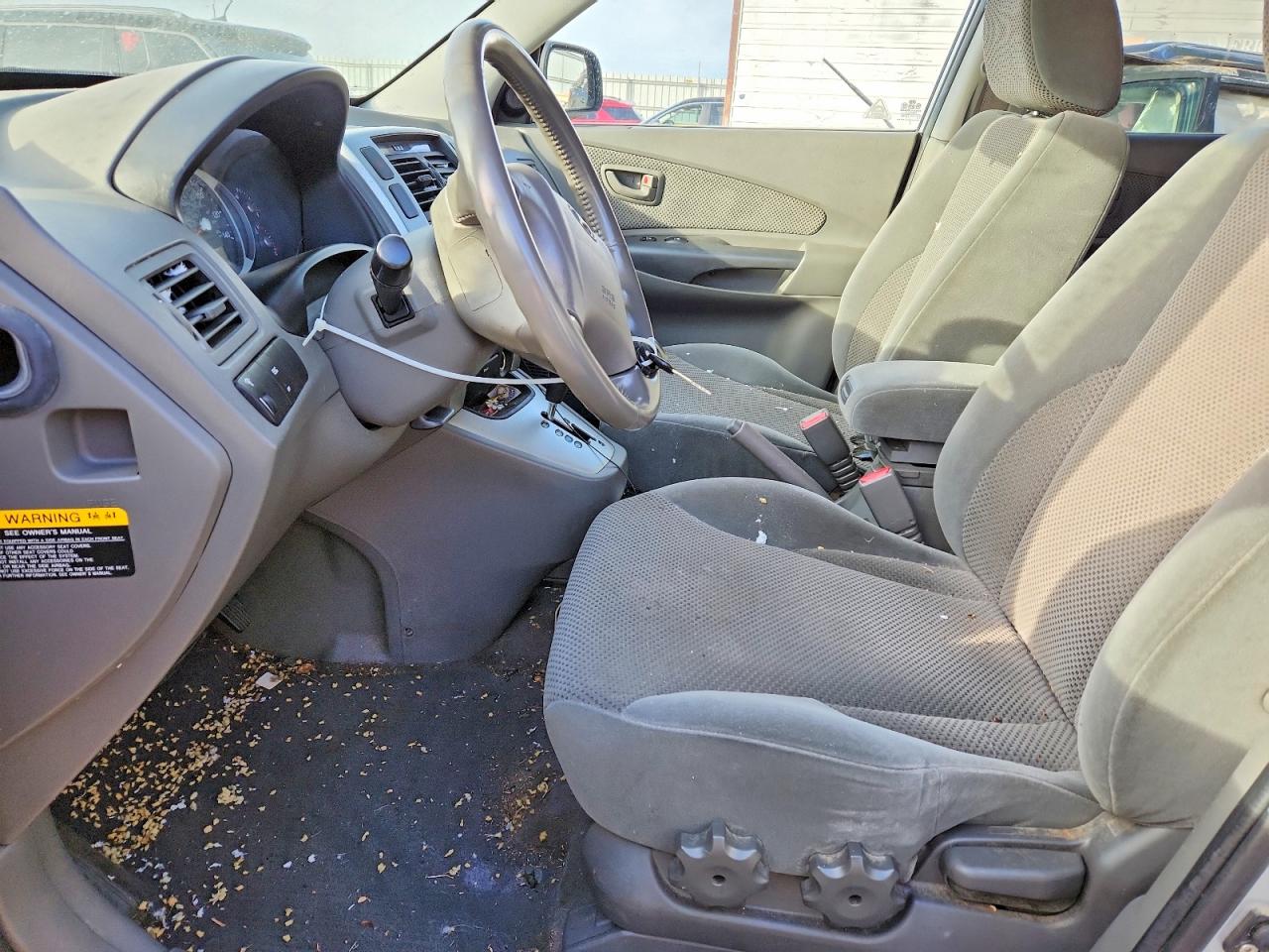 2008 Hyundai Tucson Silver vin: KM8JN12D98U814465