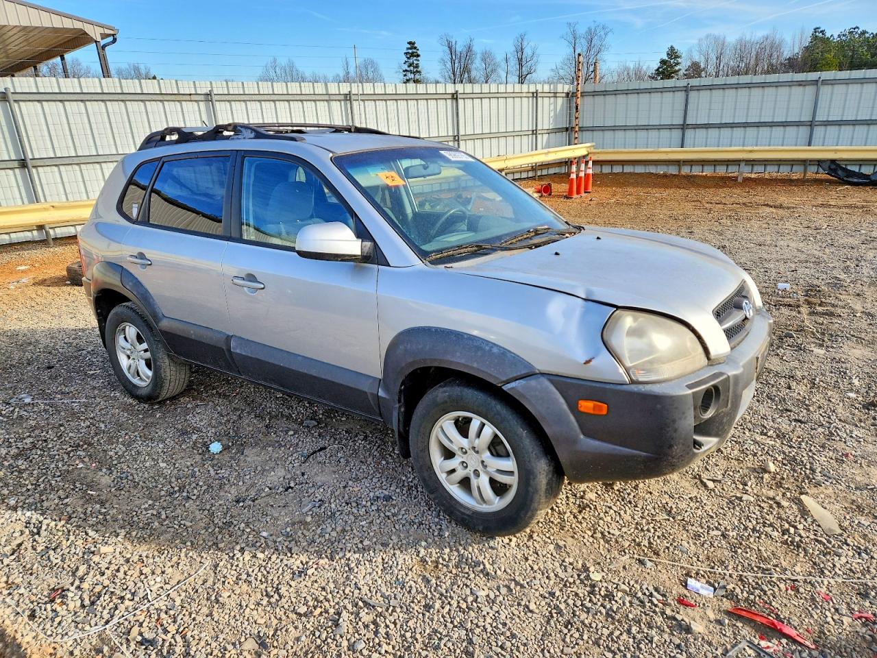 2008 Hyundai Tucson Silver vin: KM8JN12D98U814465