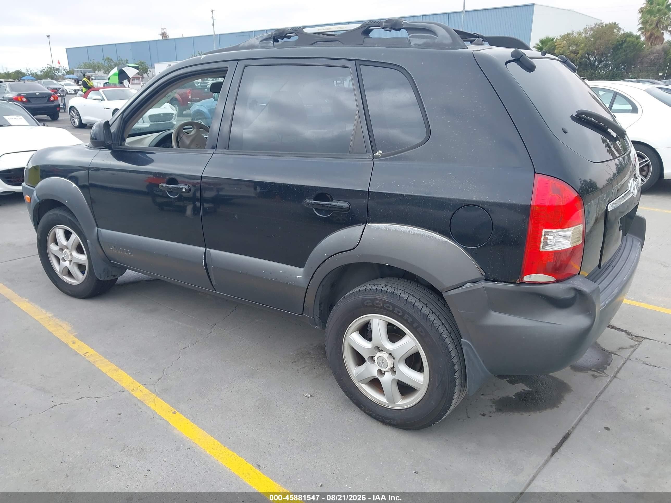 2005 Hyundai Tucson Gls/lx Blue vin: KM8JN12DX5U219622