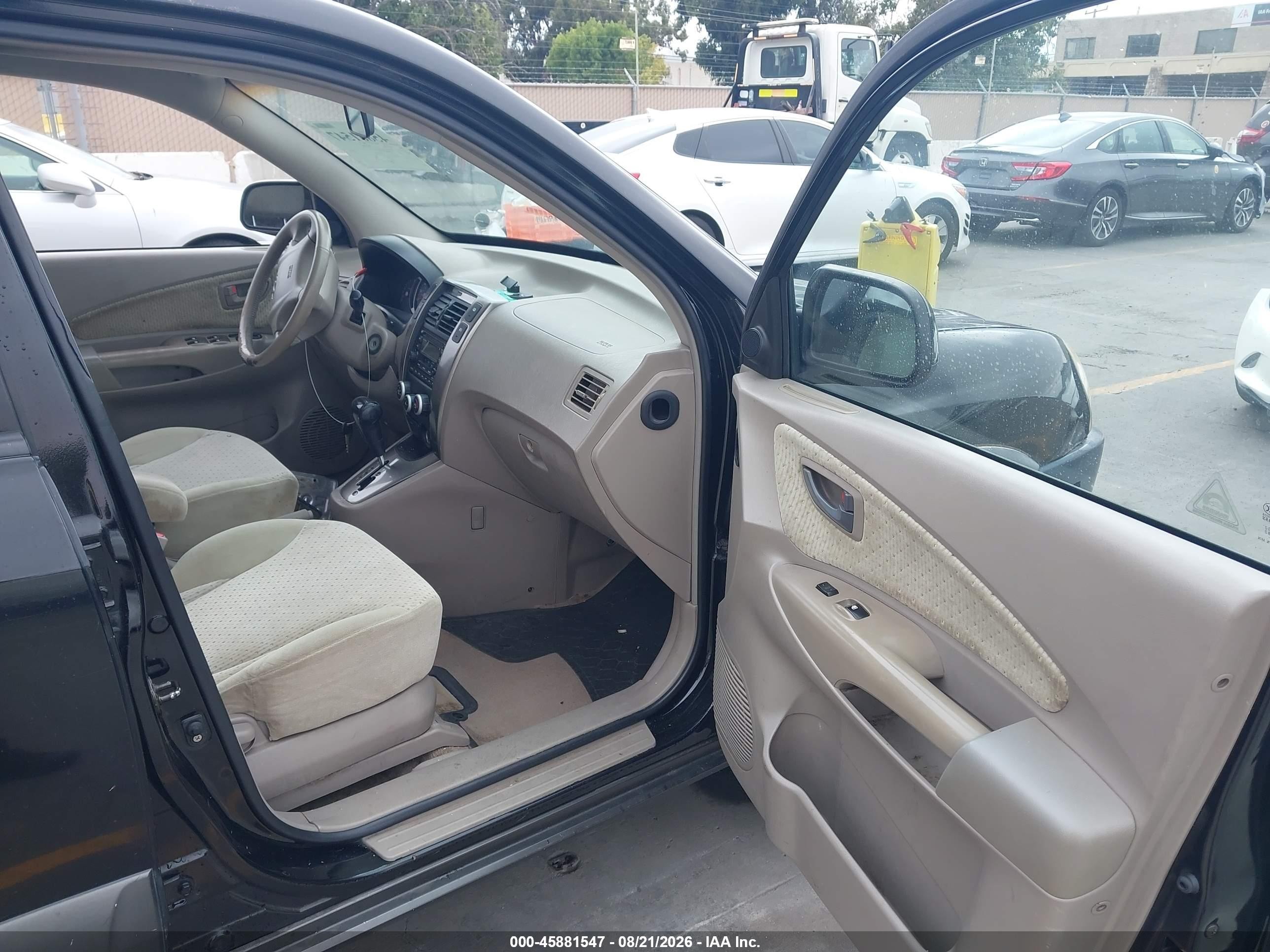 2005 Hyundai Tucson Gls/lx Blue vin: KM8JN12DX5U219622