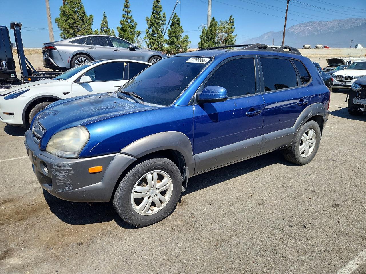 2006 Hyundai Tucson Gls Blue vin: KM8JN12DX6U282169