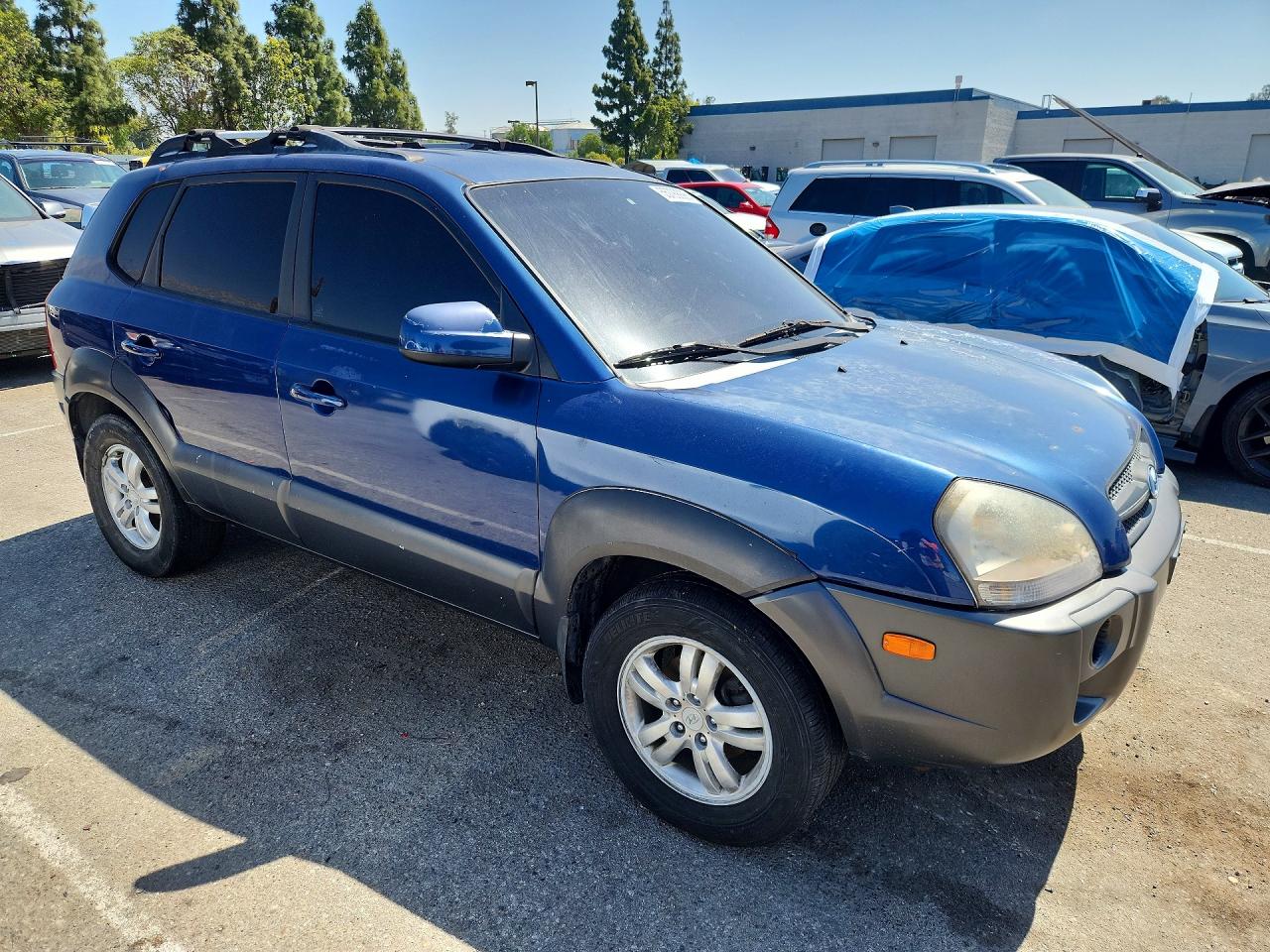 2006 Hyundai Tucson Gls Blue vin: KM8JN12DX6U282169