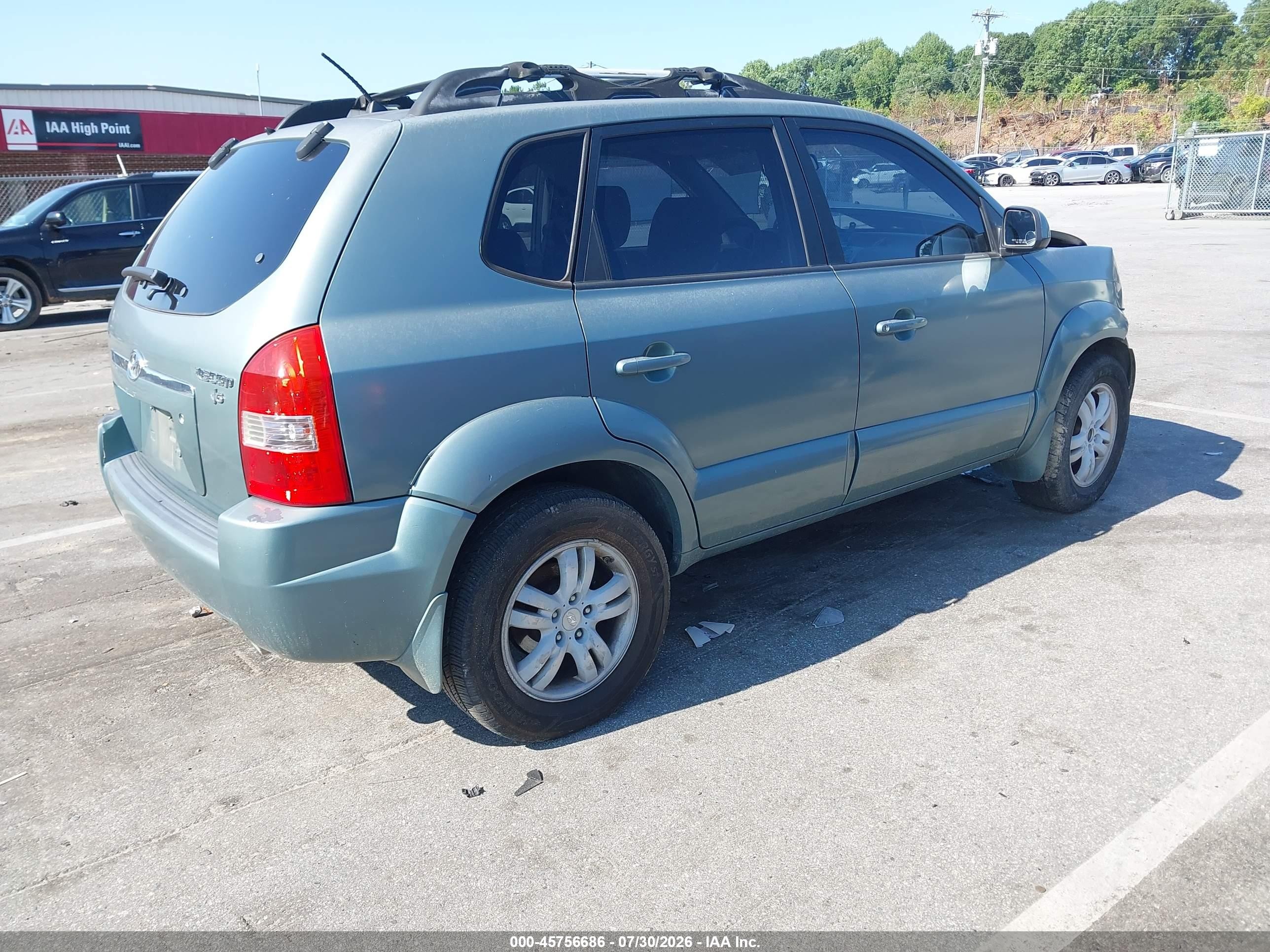 2006 Hyundai Tucson Gls/limited Light Blue vin: KM8JN12DX6U307460