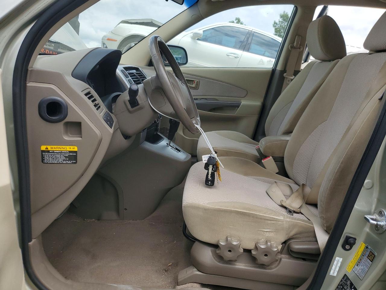 2008 Hyundai Tucson Se Gold vin: KM8JN12DX8U896724