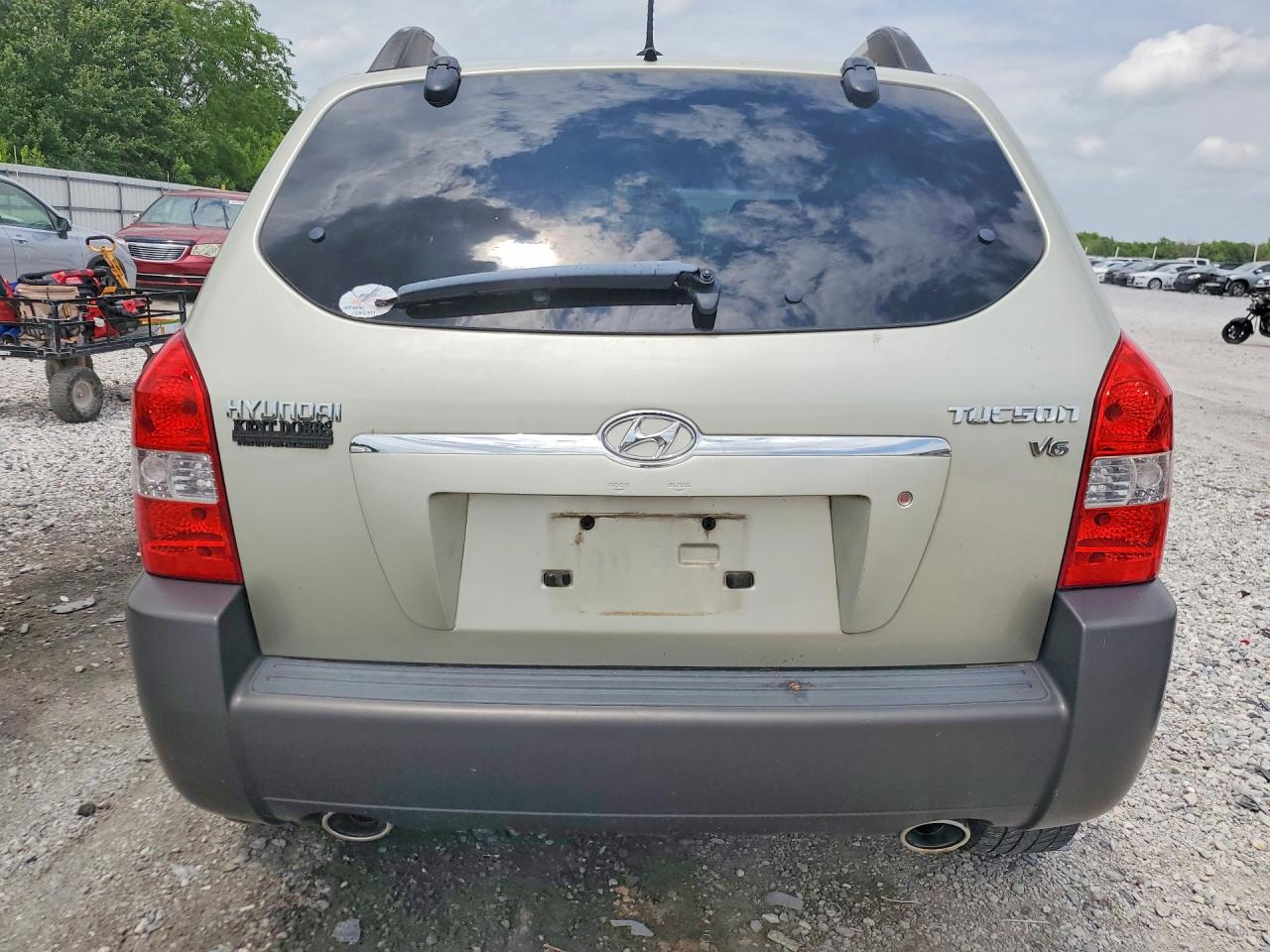 2008 Hyundai Tucson Se Gold vin: KM8JN12DX8U896724