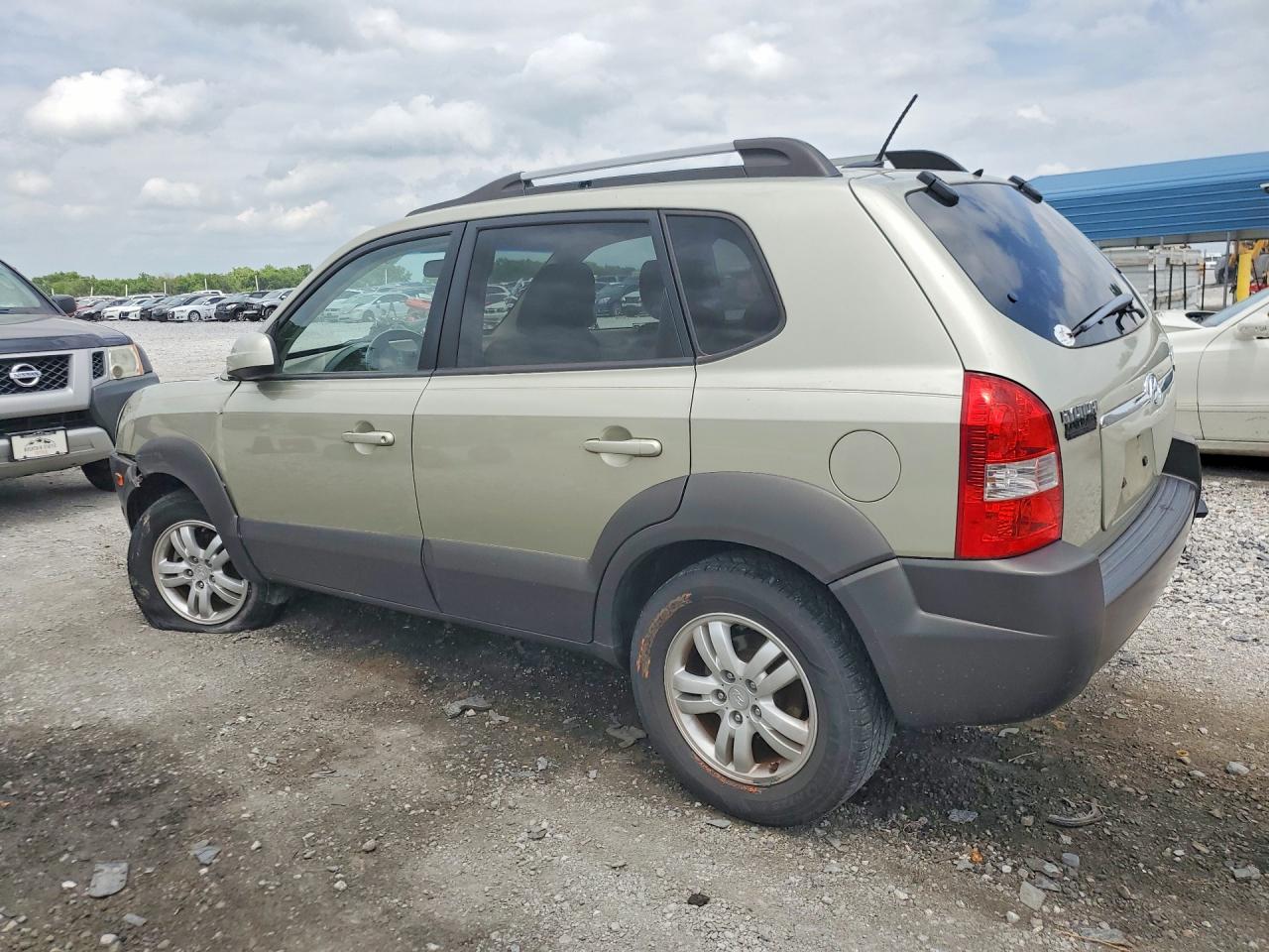 2008 Hyundai Tucson Se Gold vin: KM8JN12DX8U896724