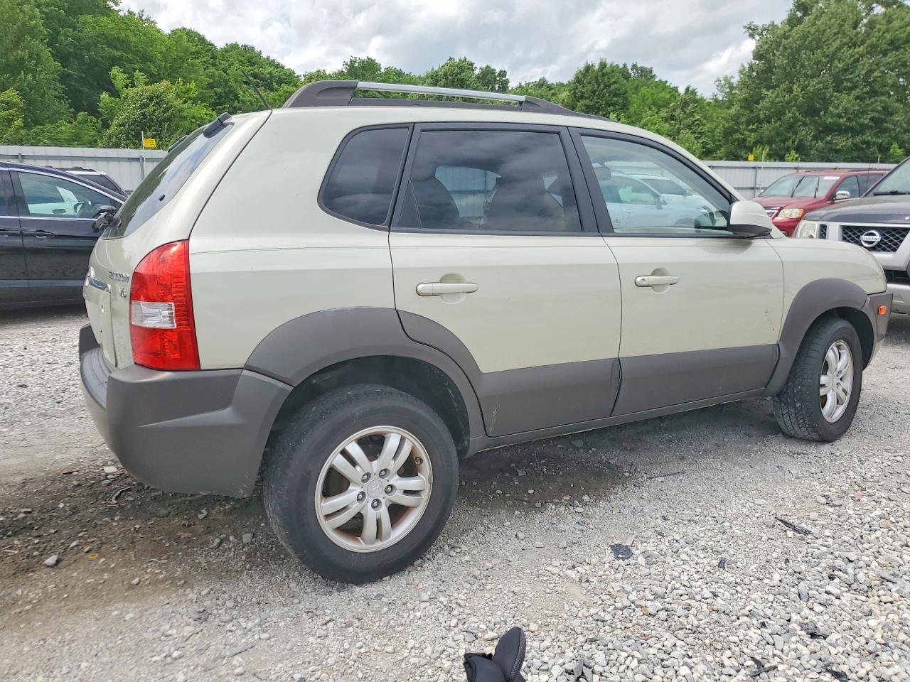 2008 Hyundai Tucson Se Gold vin: KM8JN12DX8U896724