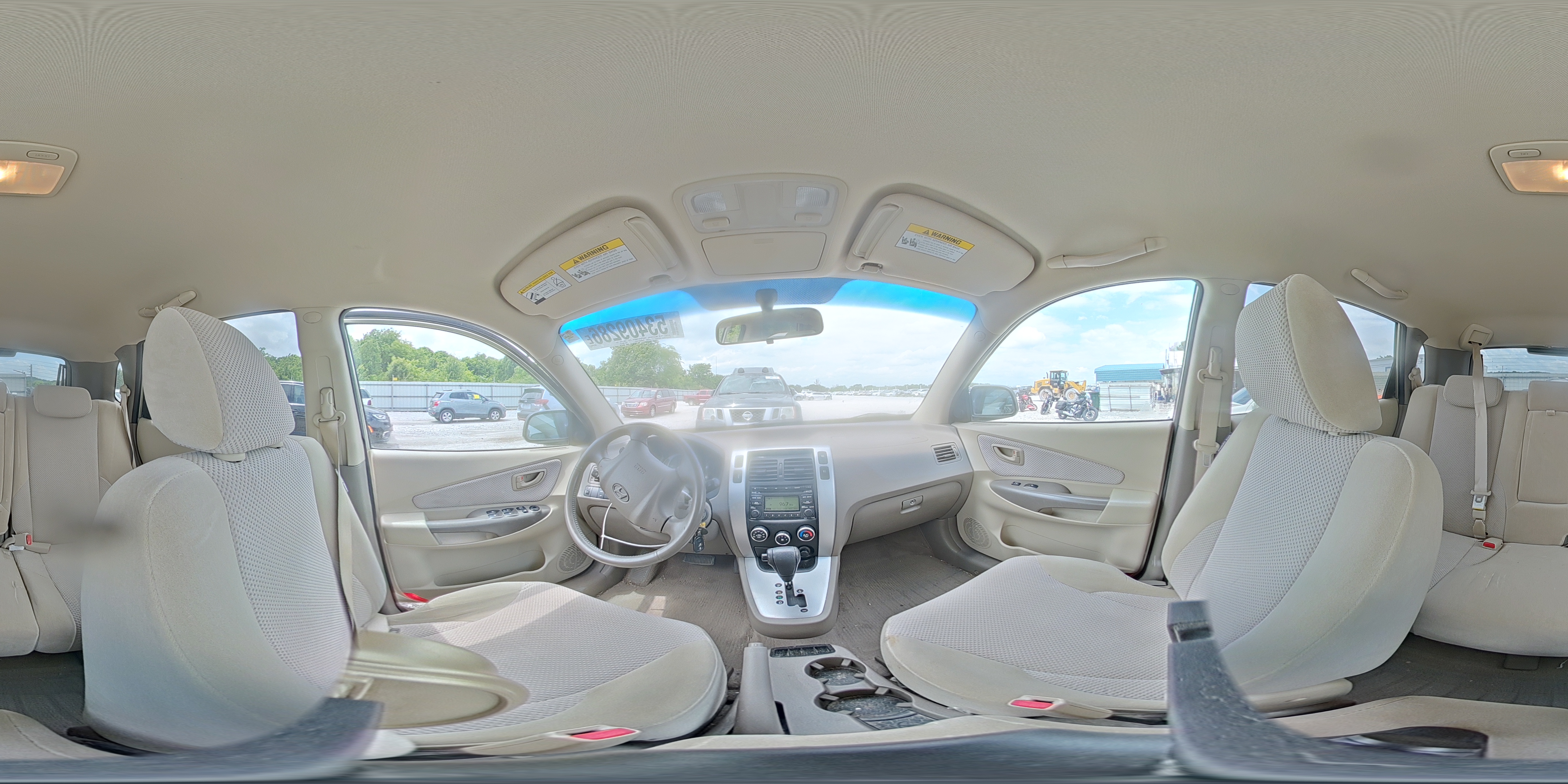 2008 Hyundai Tucson Se Gold vin: KM8JN12DX8U896724