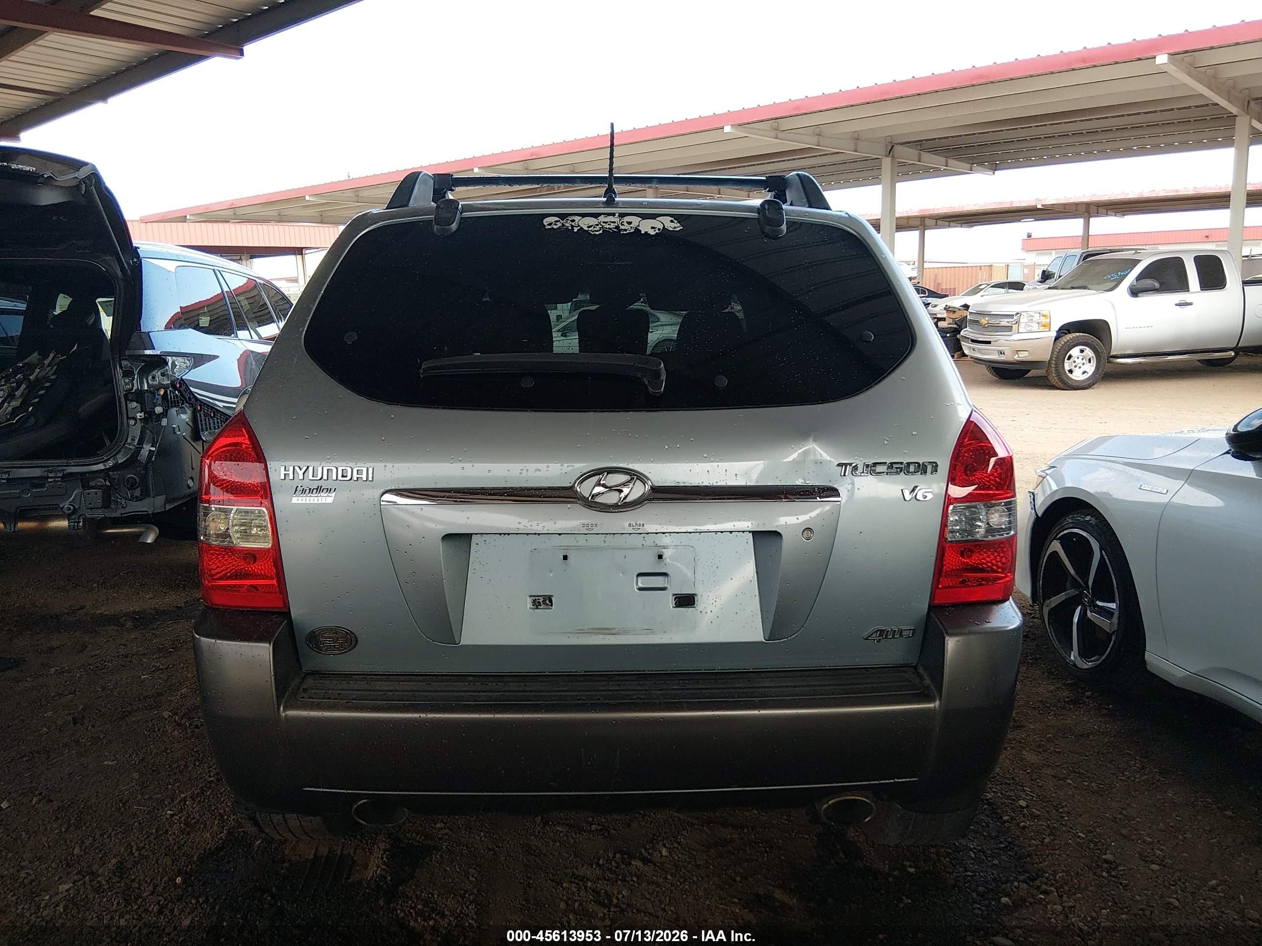2006 Hyundai Tucson Gls/limited Gray vin: KM8JN72D06U354564