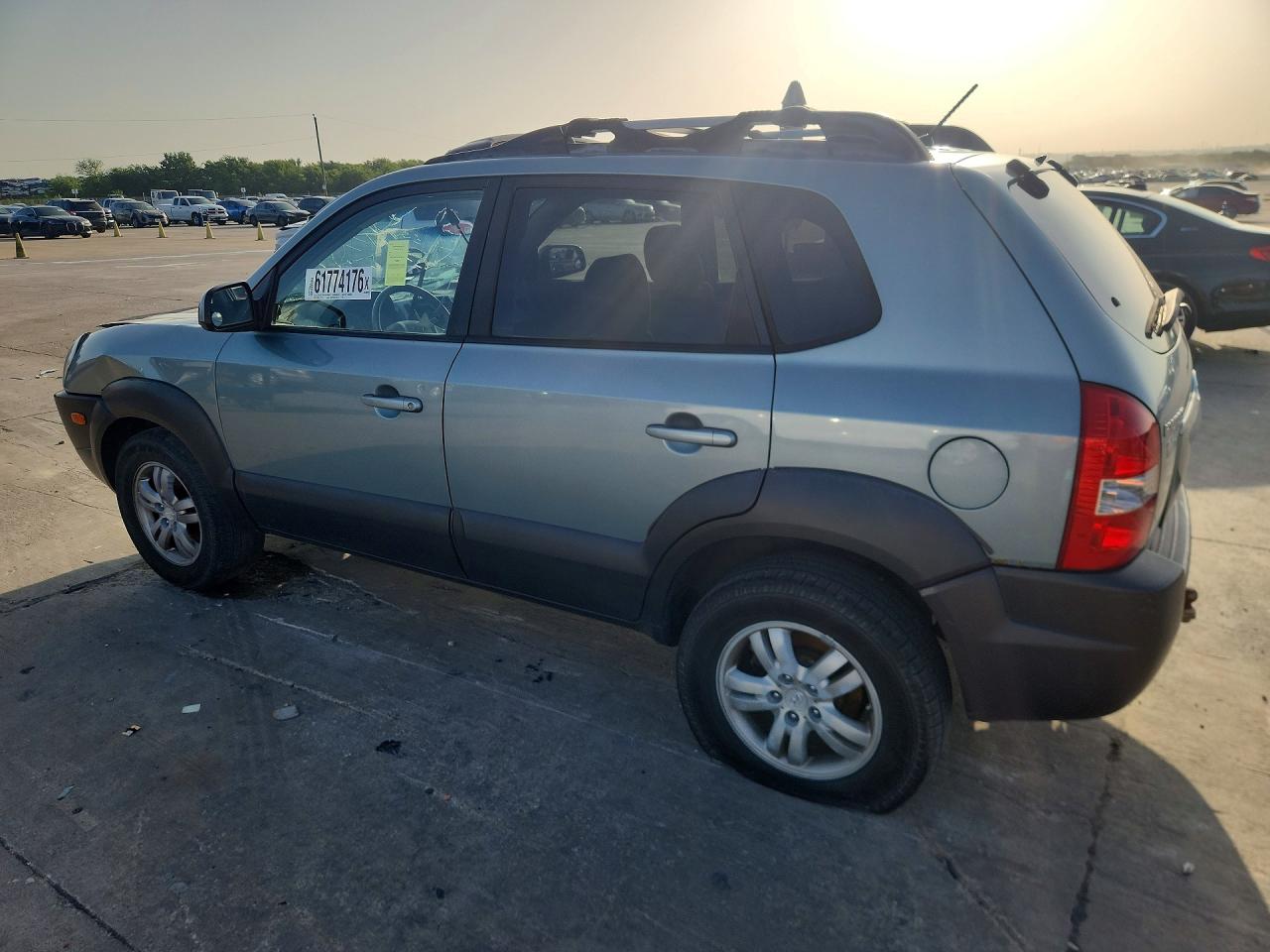 2007 Hyundai Tucson Se Silver vin: KM8JN72D07U493482