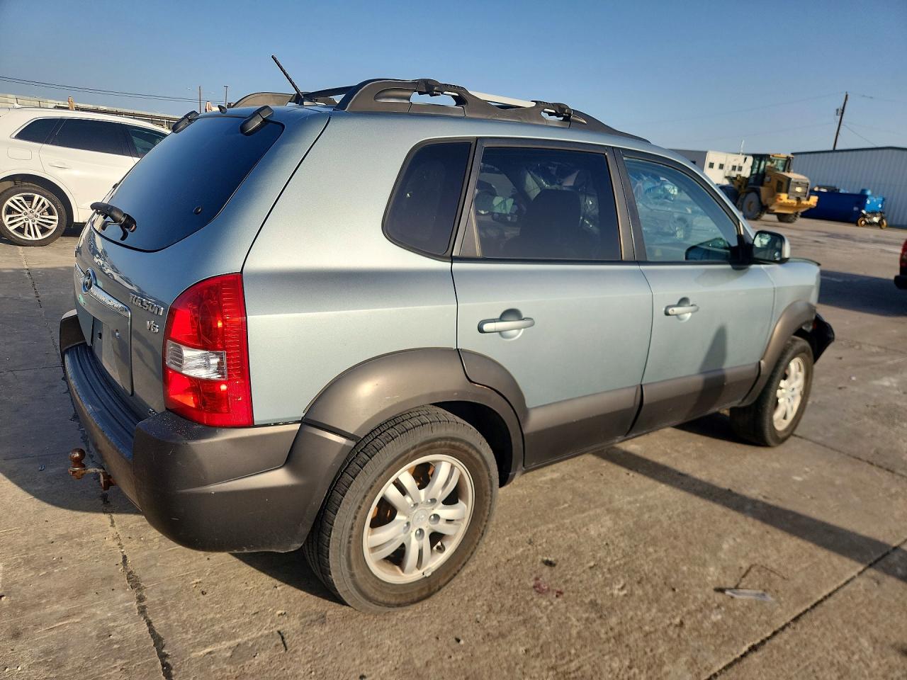2007 Hyundai Tucson Se Silver vin: KM8JN72D07U493482