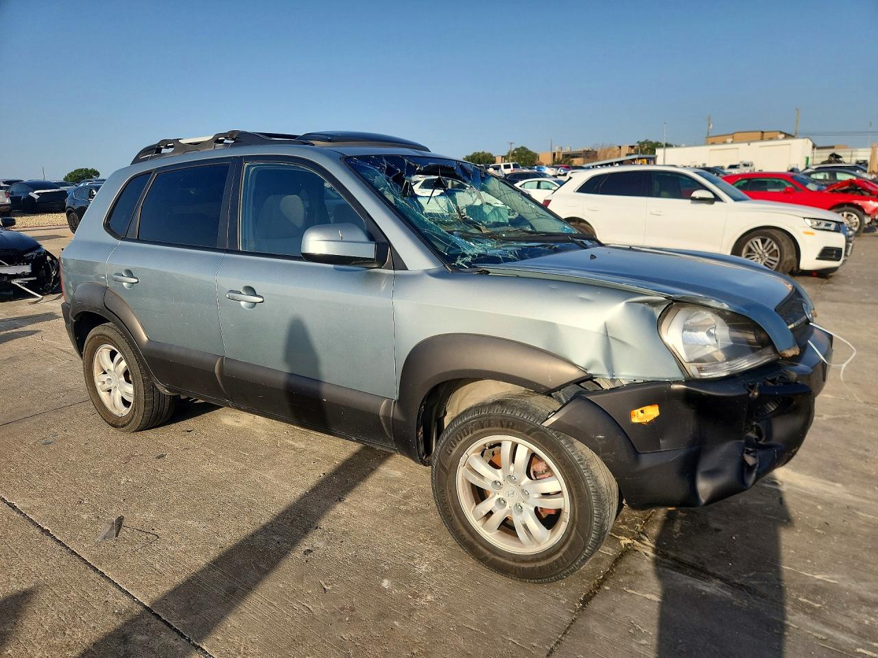 2007 Hyundai Tucson Se Silver vin: KM8JN72D07U493482