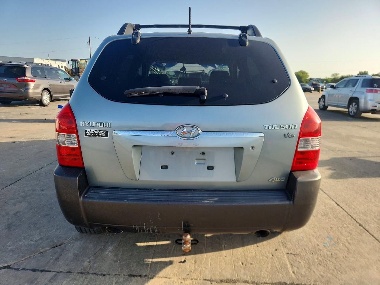 2007 Hyundai Tucson Se Silver vin: KM8JN72D07U493482