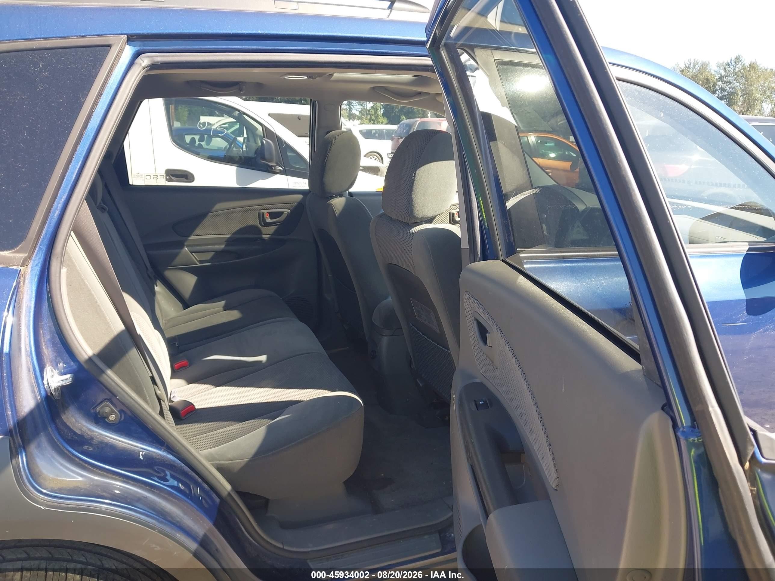 2008 Hyundai Tucson Limited V6/se Blue vin: KM8JN72D08U812607