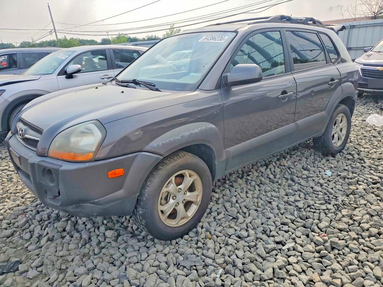 2009 Hyundai Tucson Se Gray vin: KM8JN72D09U943909