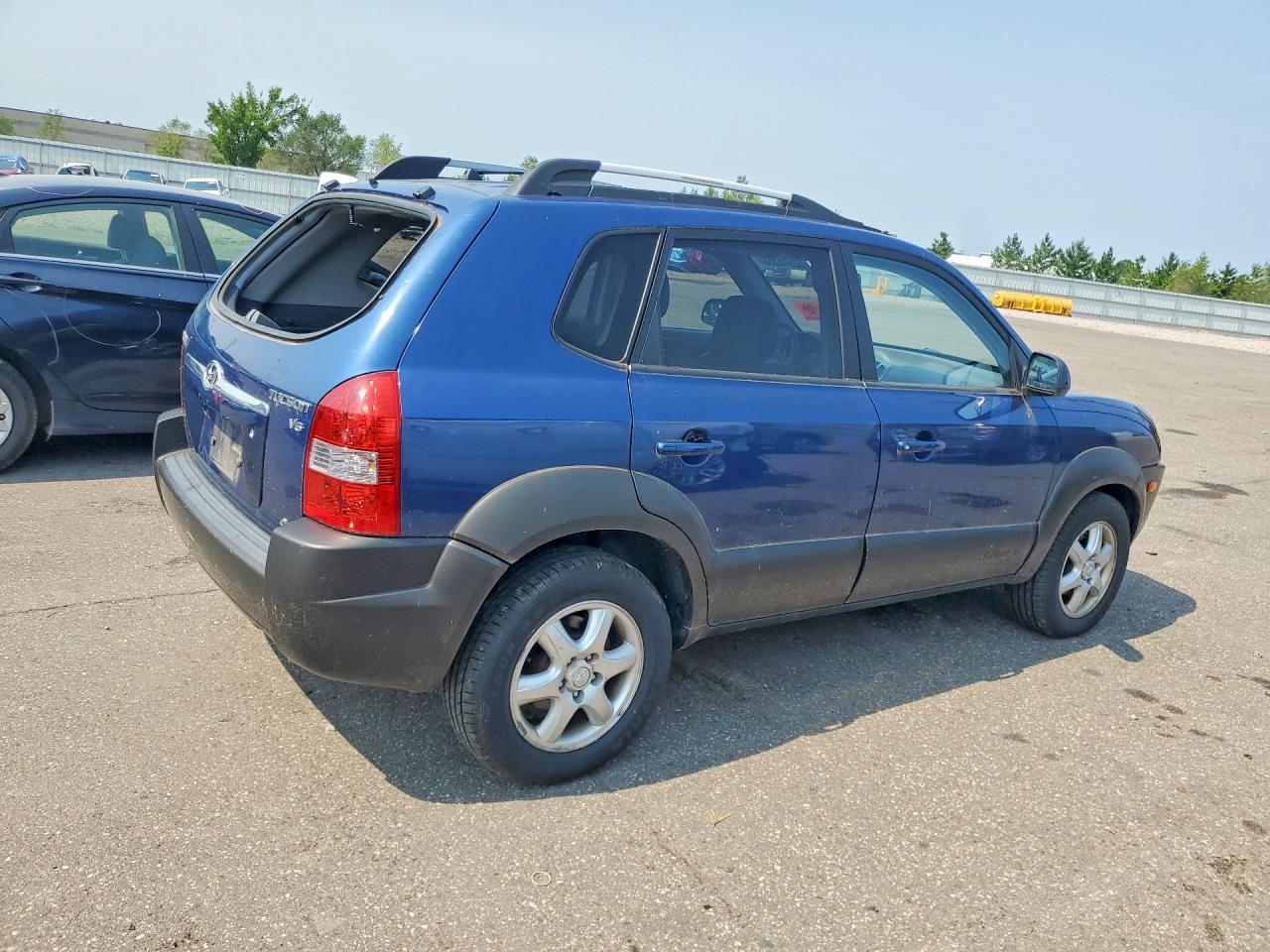 2005 Hyundai Tucson Gls Blue vin: KM8JN72D15U131822