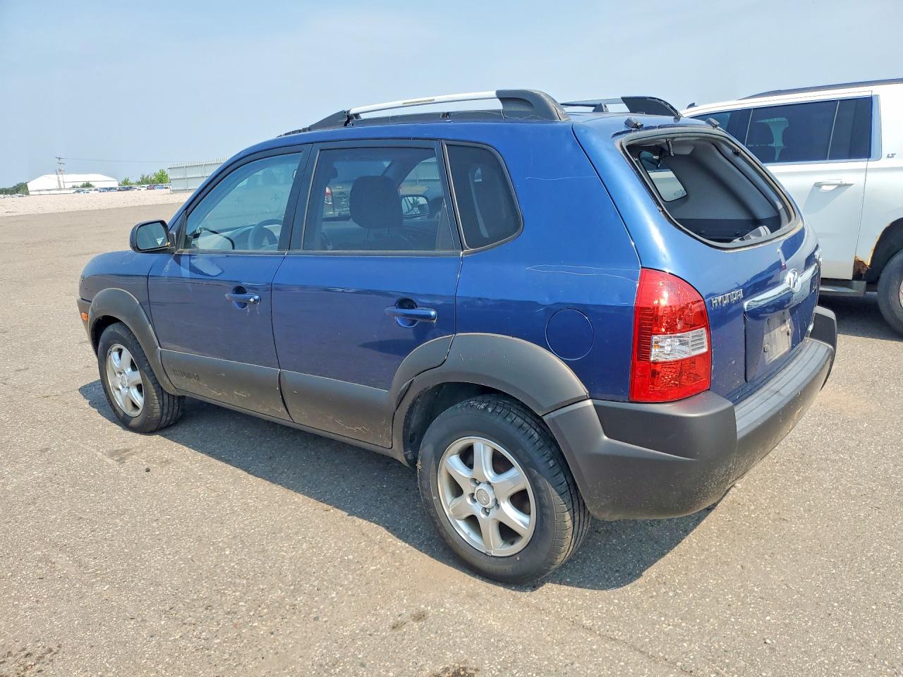 2005 Hyundai Tucson Gls Blue vin: KM8JN72D15U131822