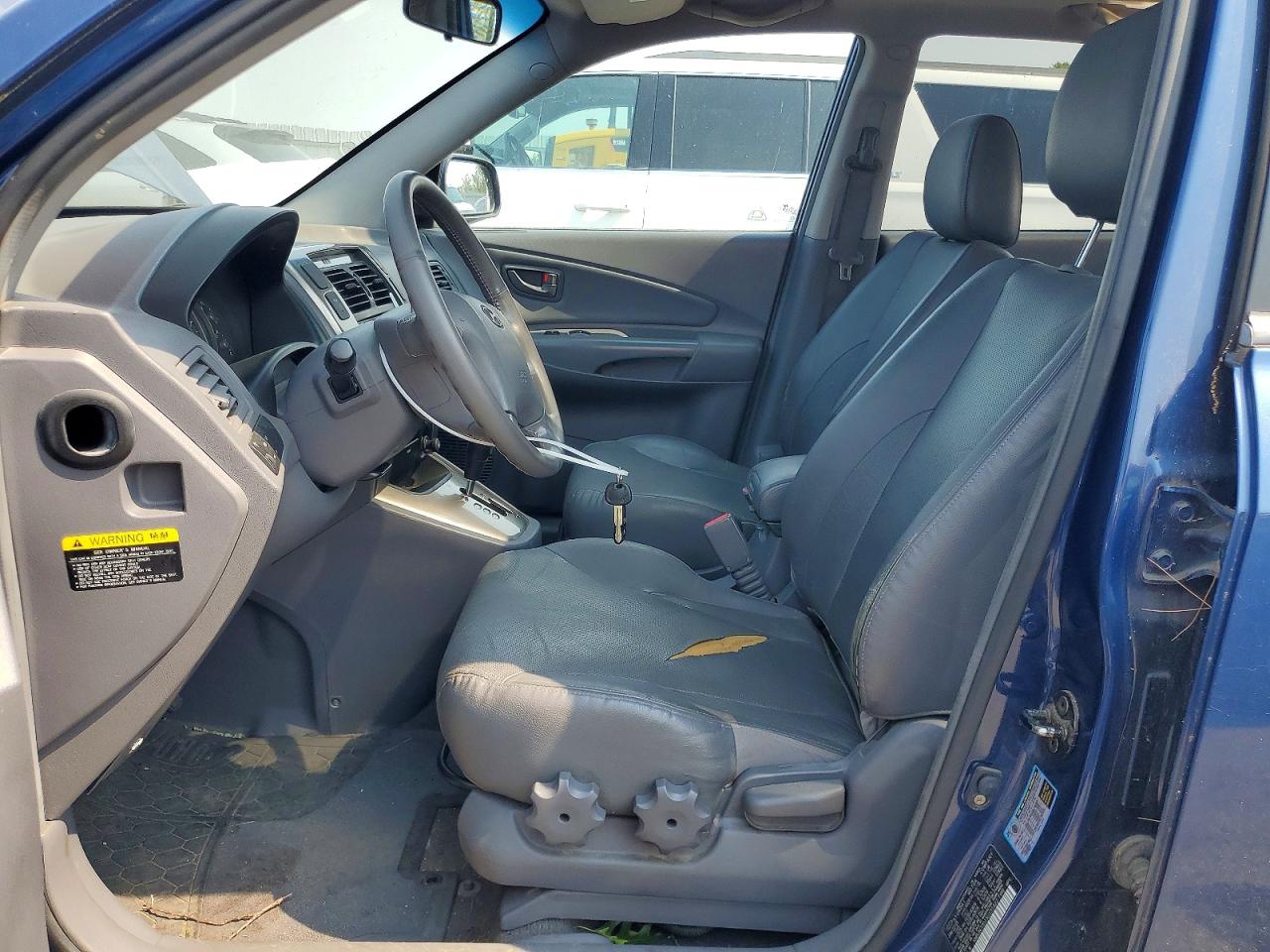 2005 Hyundai Tucson Gls Blue vin: KM8JN72D15U131822