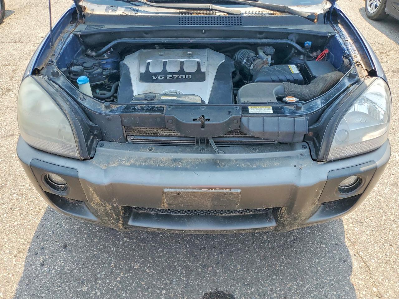 2005 Hyundai Tucson Gls Blue vin: KM8JN72D15U131822