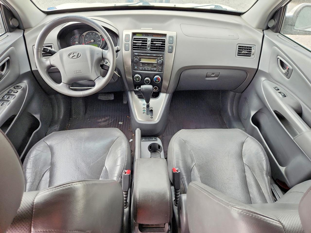 2005 Hyundai Tucson Gls White vin: KM8JN72D15U193219