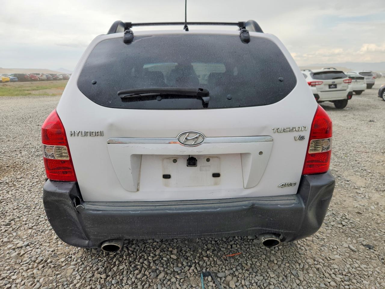 2005 Hyundai Tucson Gls White vin: KM8JN72D15U193219