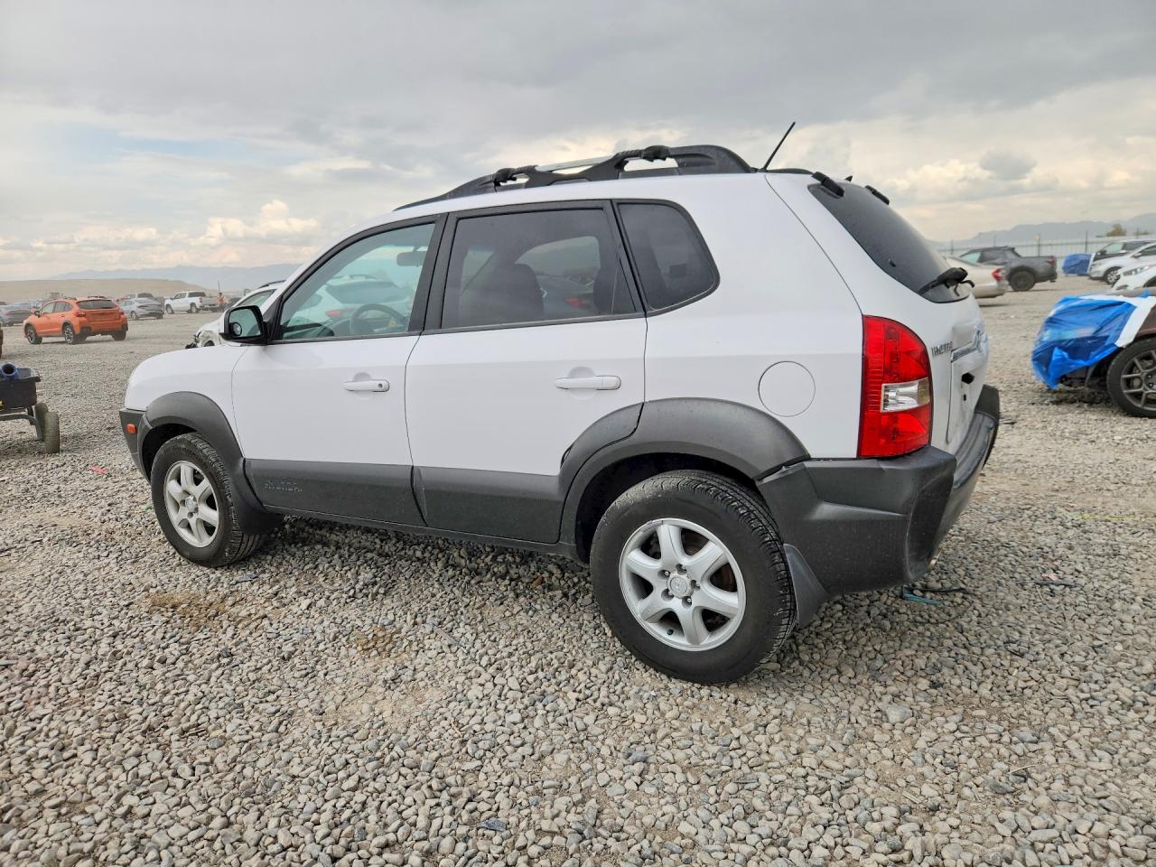 2005 Hyundai Tucson Gls White vin: KM8JN72D15U193219