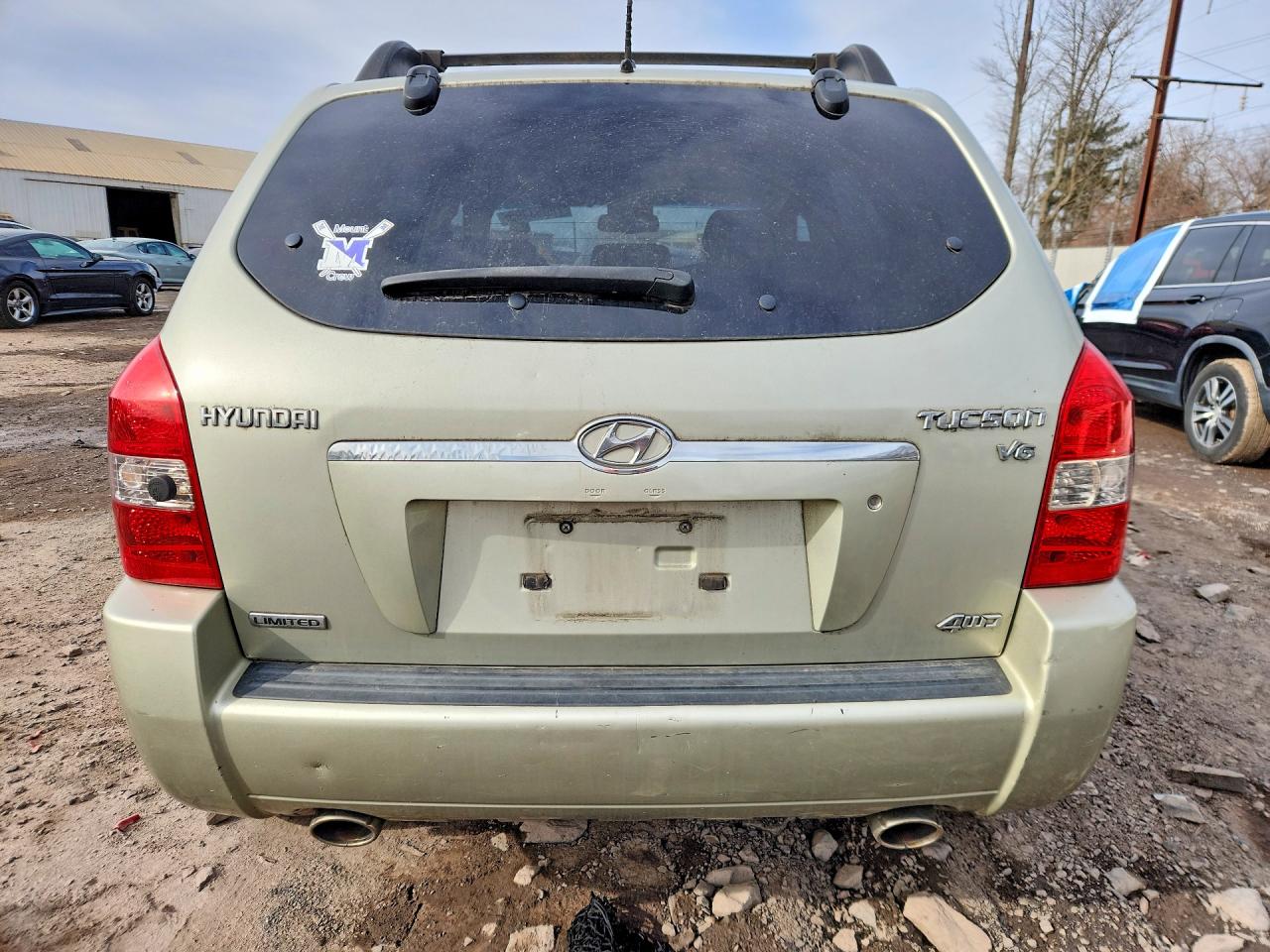 2006 Hyundai Tucson Золотой vin: KM8JN72D16U291281
