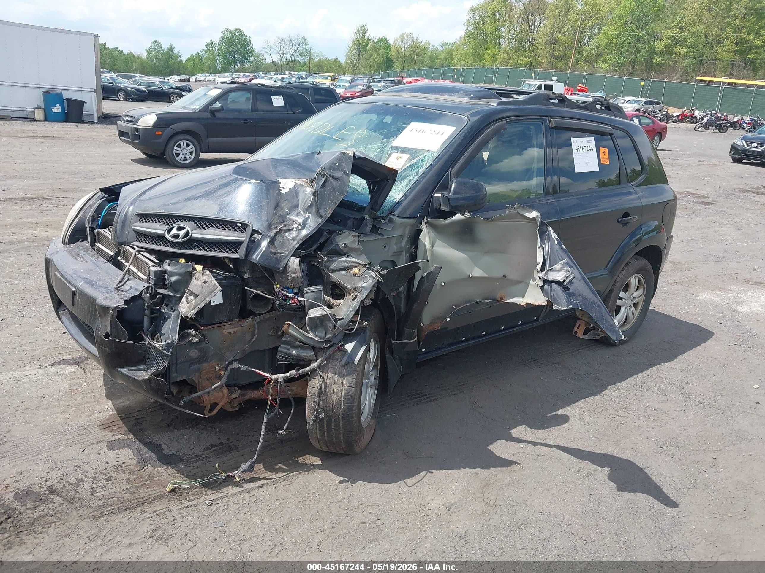 2008 Hyundai Tucson Limited V6/se Black vin: KM8JN72D18U741031