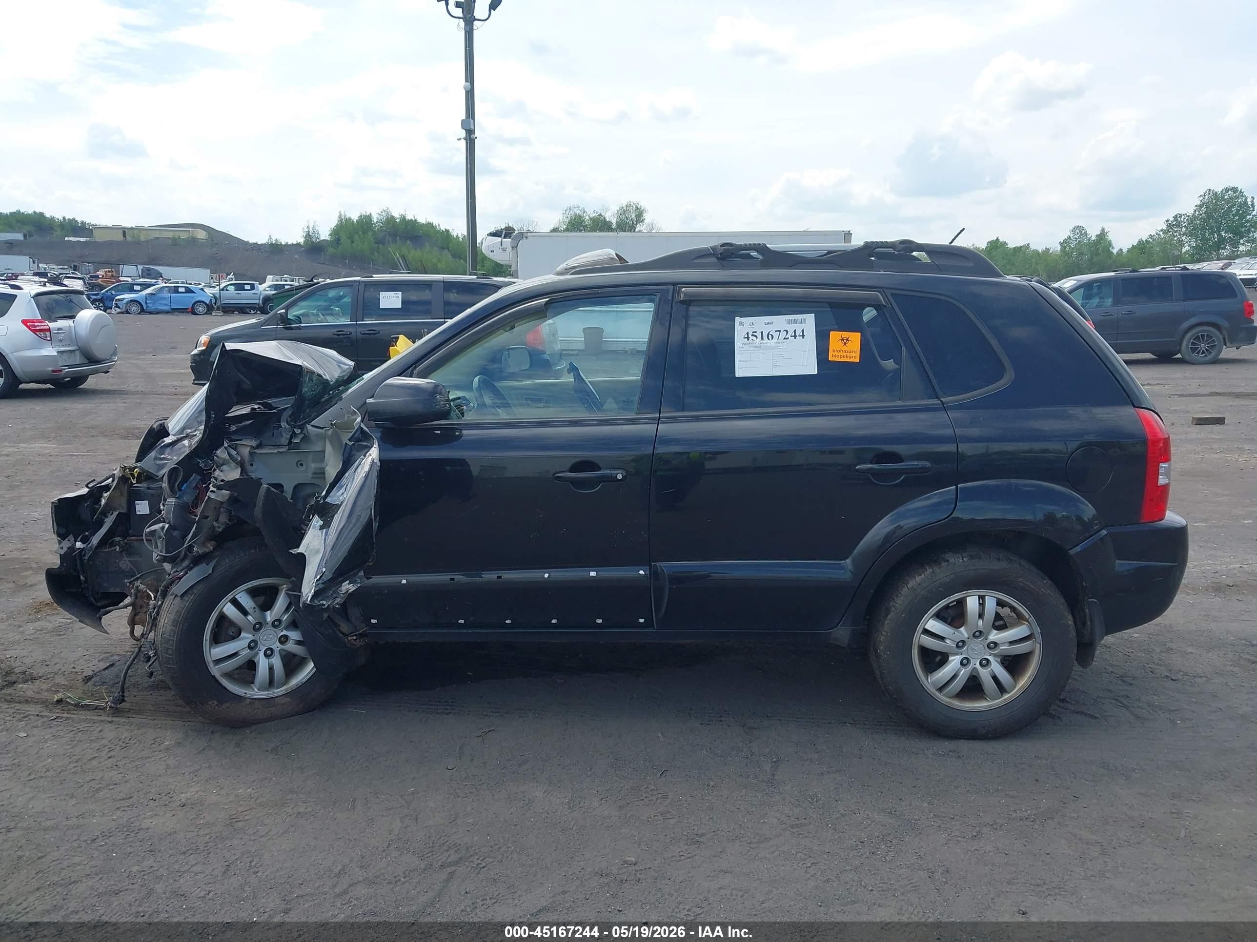 2008 Hyundai Tucson Limited V6/se Black vin: KM8JN72D18U741031