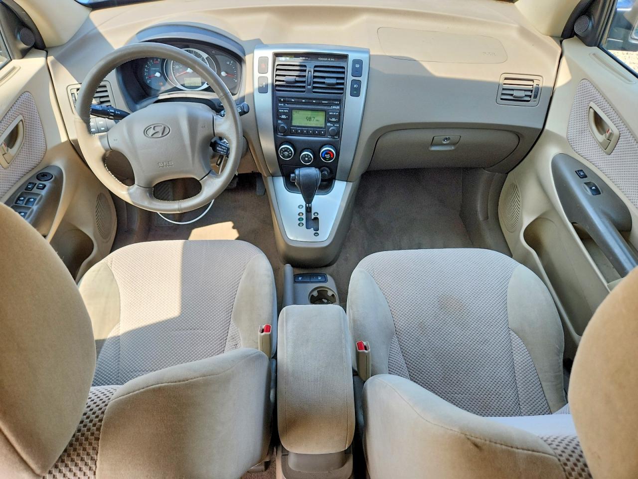 2009 Hyundai Tucson Se Blue vin: KM8JN72D19U977910