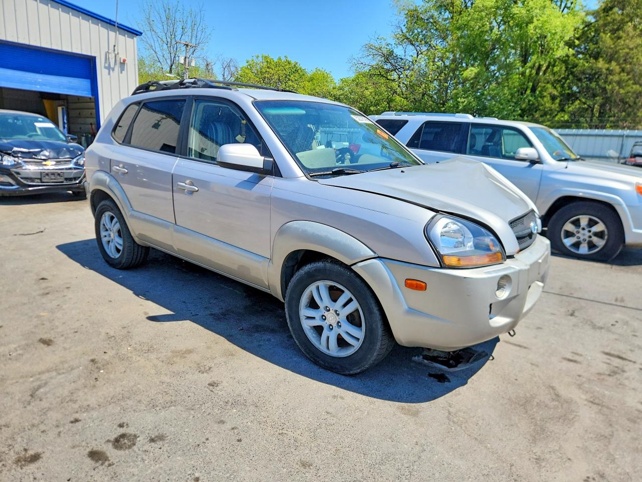 2006 Hyundai Tucson Gls Silver vin: KM8JN72D26U313417