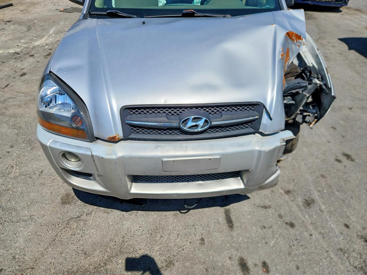 2006 Hyundai Tucson Gls Silver vin: KM8JN72D26U313417