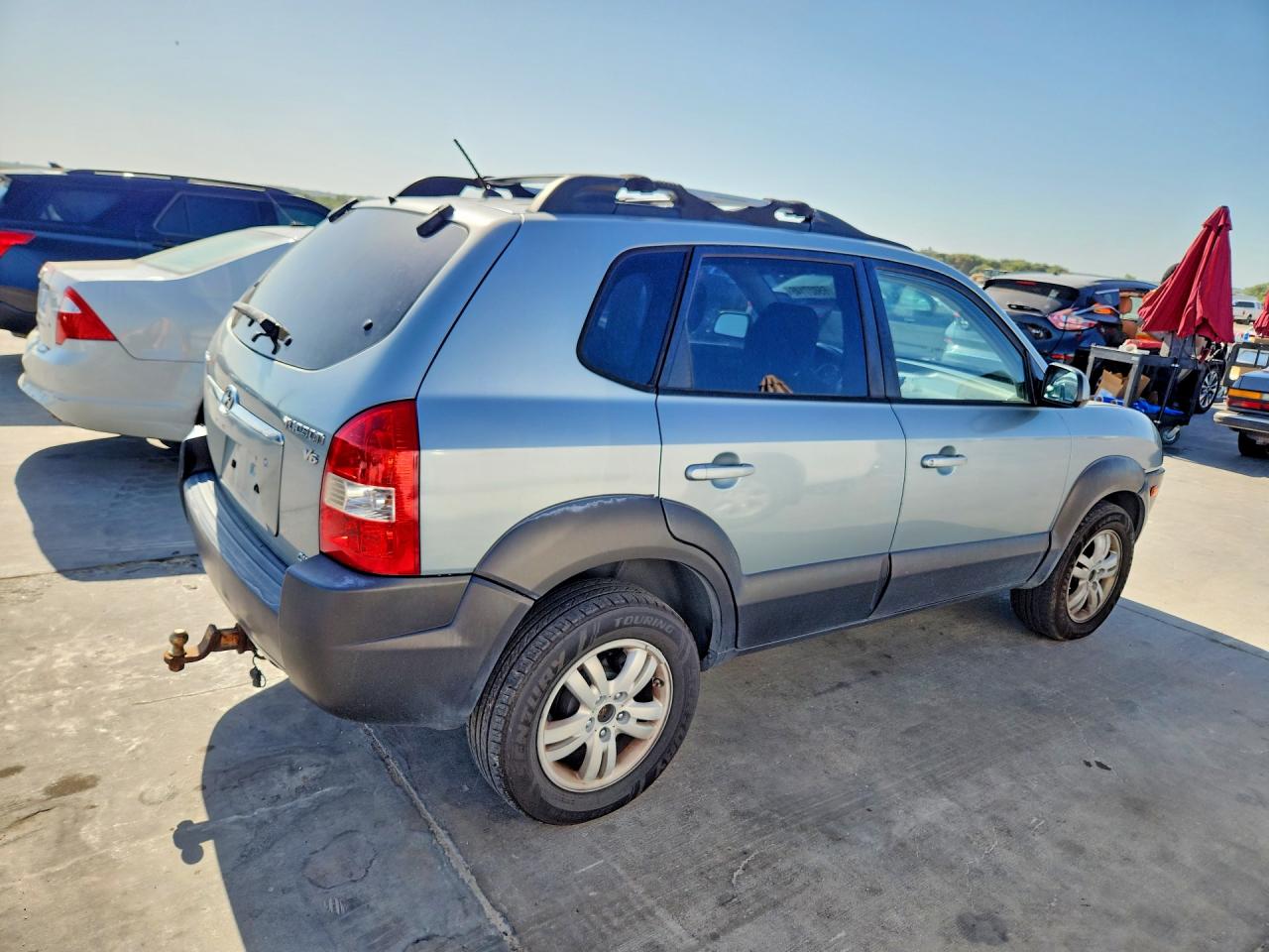 2006 Hyundai Tucson Gls Gray vin: KM8JN72D26U411167