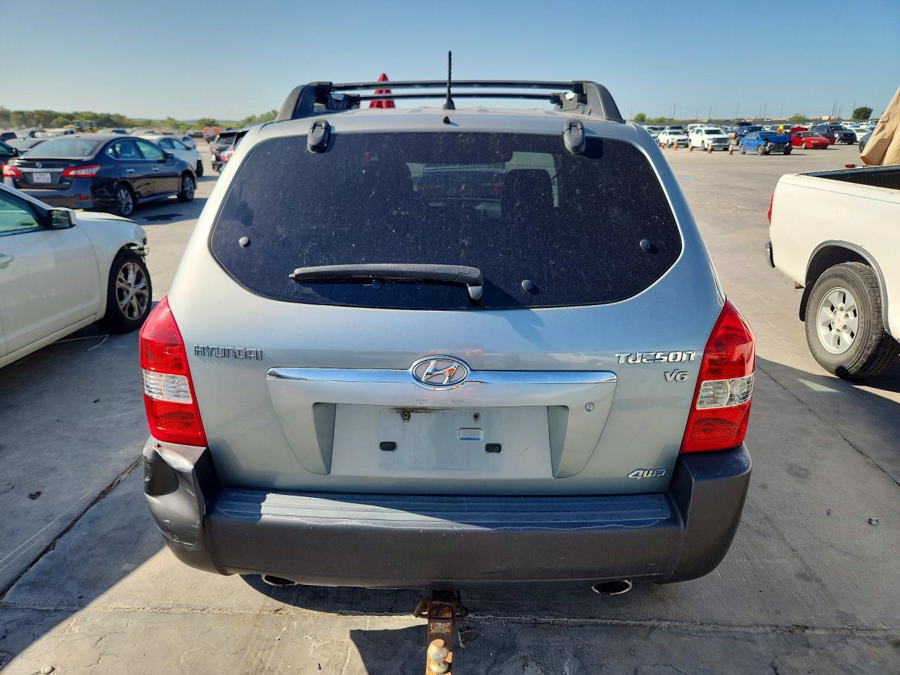 2006 Hyundai Tucson Gls Gray vin: KM8JN72D26U411167