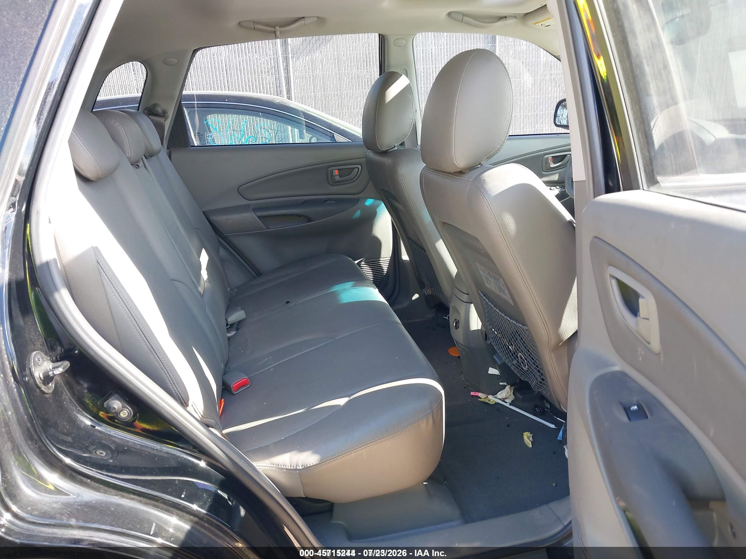 2007 Hyundai Tucson Limited/se Black vin: KM8JN72D27U670954